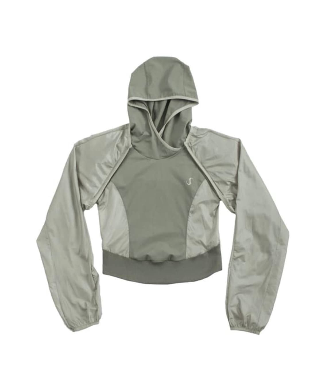 오호스 투웨이 후디 볼레로 카키 상품이미지1