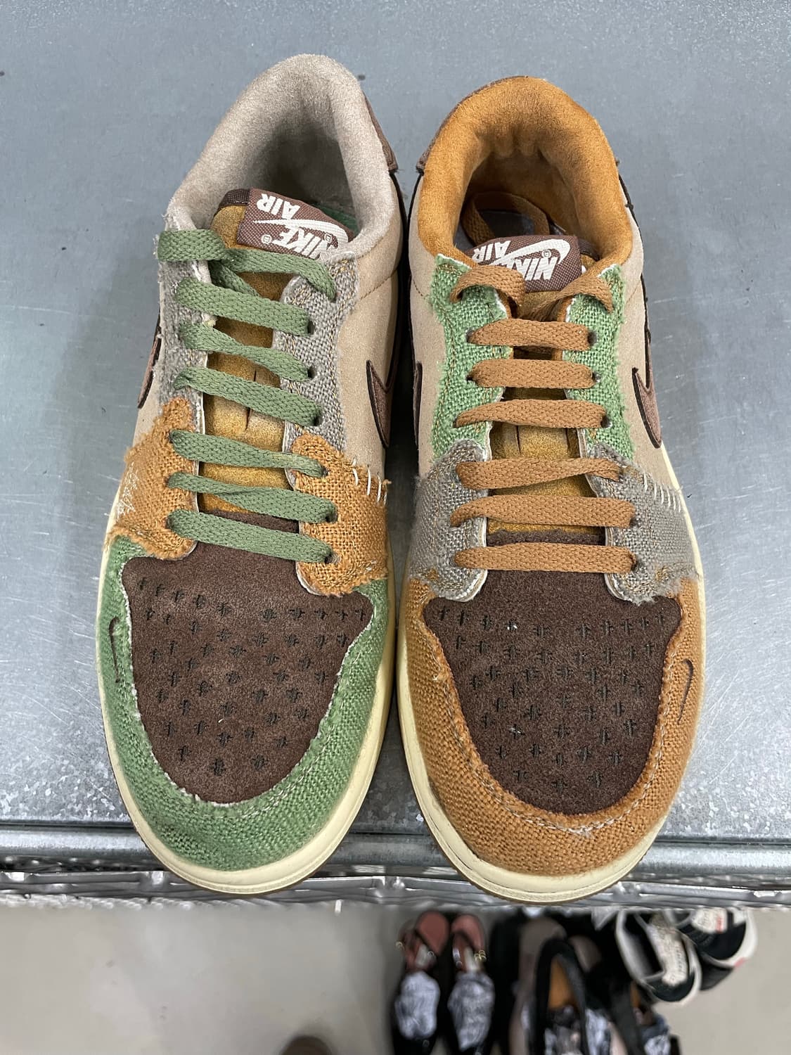 조던1 X 자이언 윌리엄슨 플랙스 앤 오일 그린 240 상품이미지5