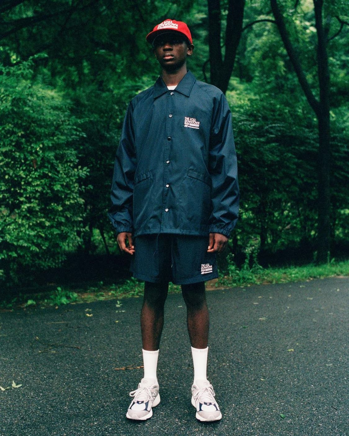 뉴발란스 x 디스이즈네버댓 레드 볼캡 트러커캡 모자 상품이미지1