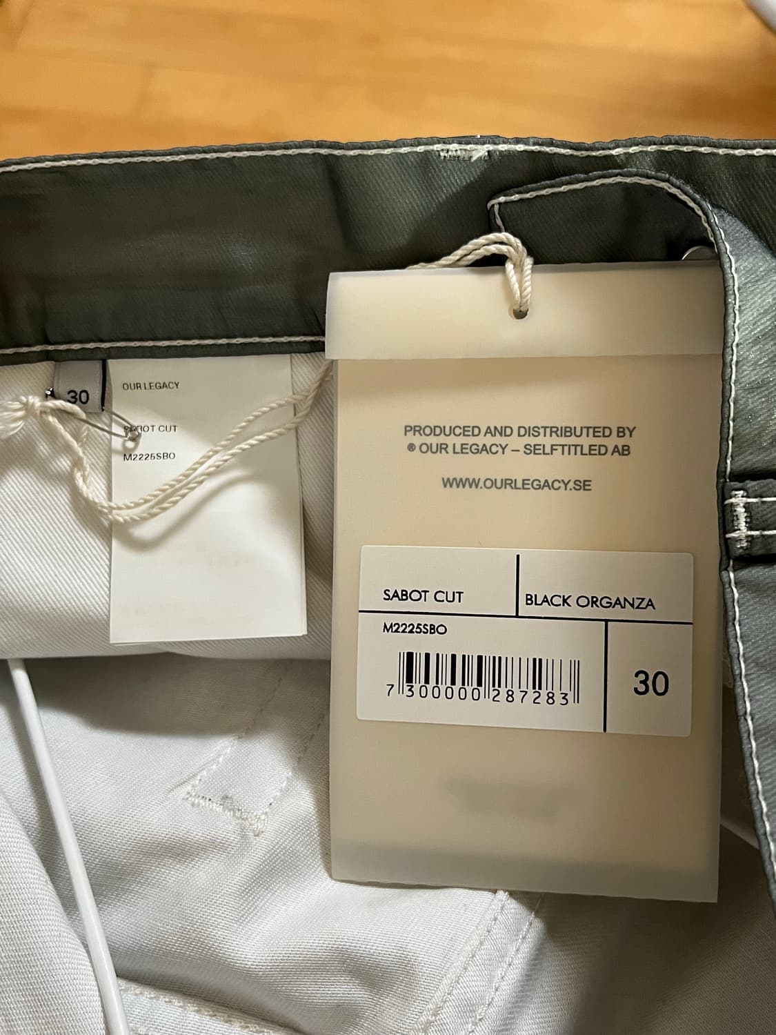 아워레가시 사보컷 블랙 오간자 상품이미지3