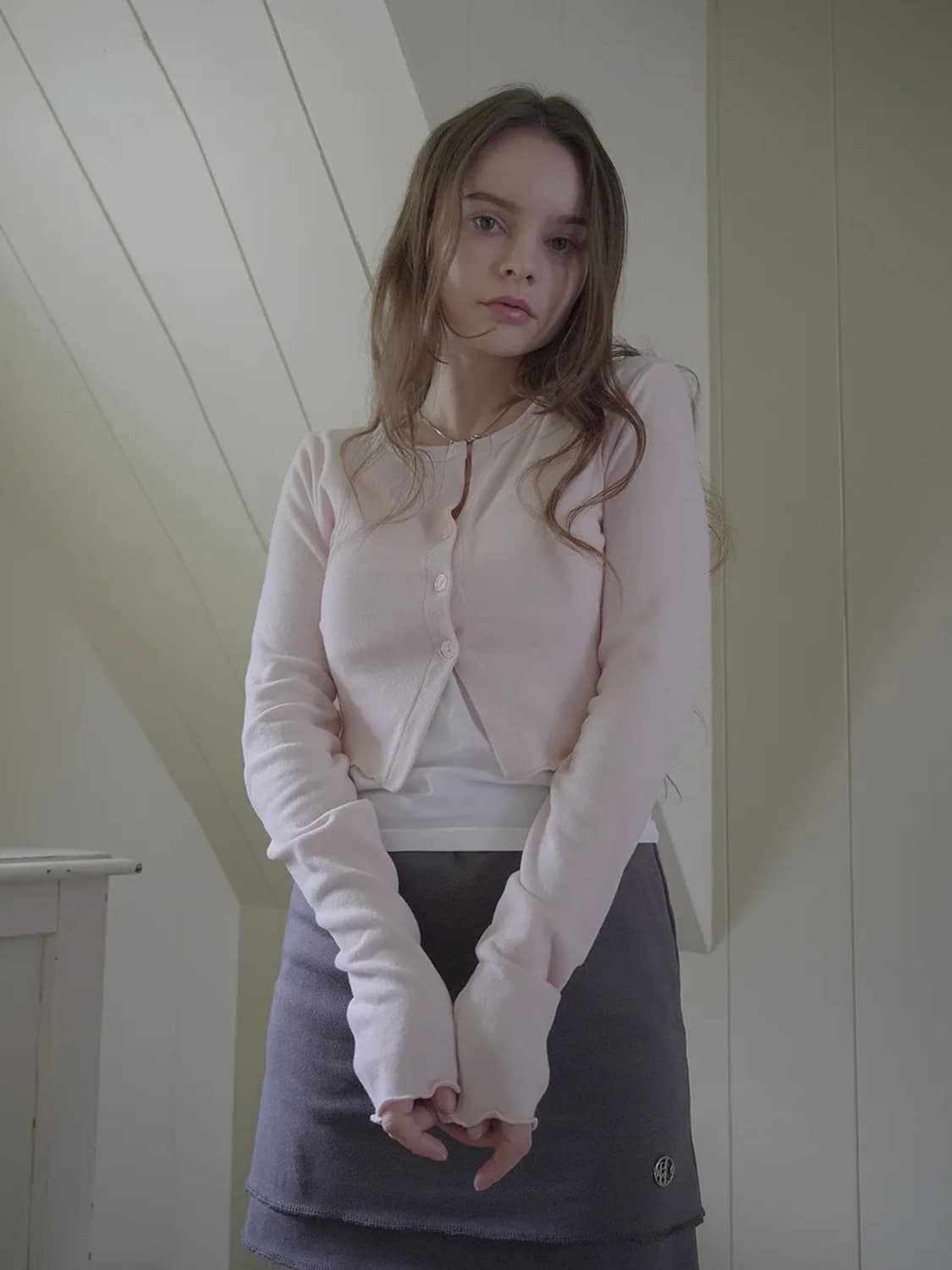 벨리아르 MARSHMELLOW CARDIGAN-BABY PINK  상품이미지2