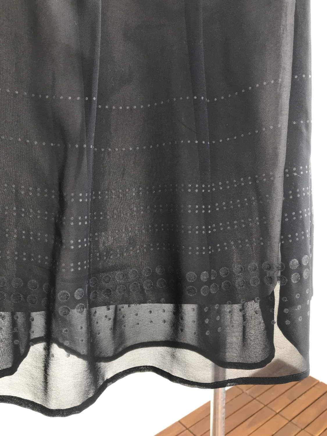  'Bamboo' Black Dotted Midi Skirts 상품이미지7