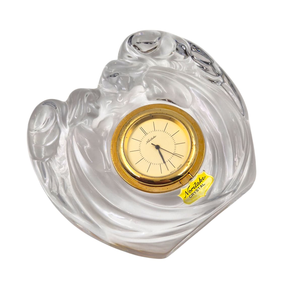 80s 노리다케 크리스탈 천사 탁상 시계 상품이미지4
