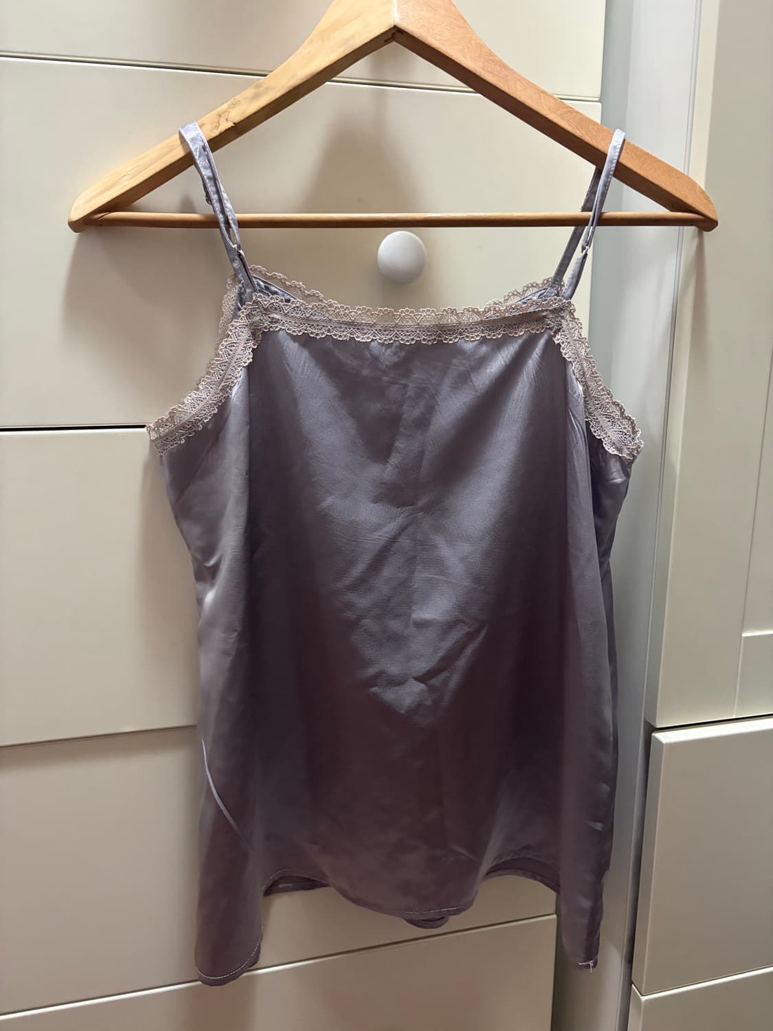새틴 레이스 빈티지 슬립 상품이미지2