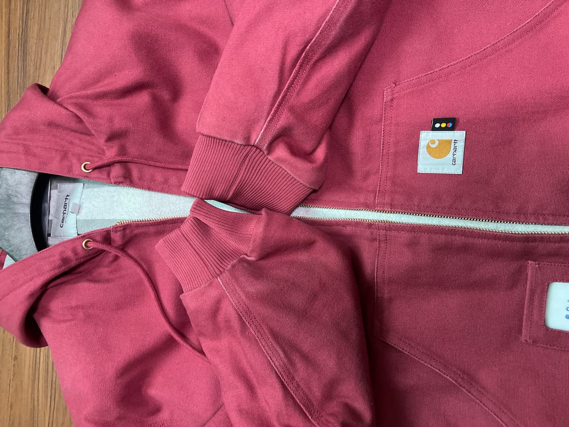 칼하트 WIP x 아이앱 스튜디오 OG 액티브 자켓 어스 레드 판매합니다 상품이미지2