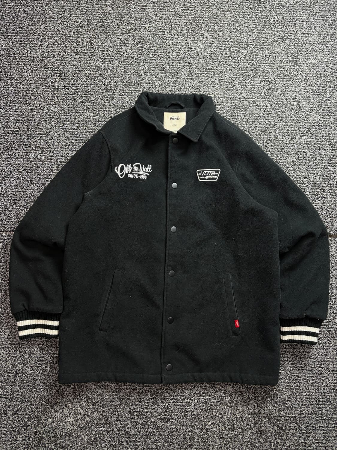 반스 패디드 울 모직 바시티 자켓 2338 상품이미지2