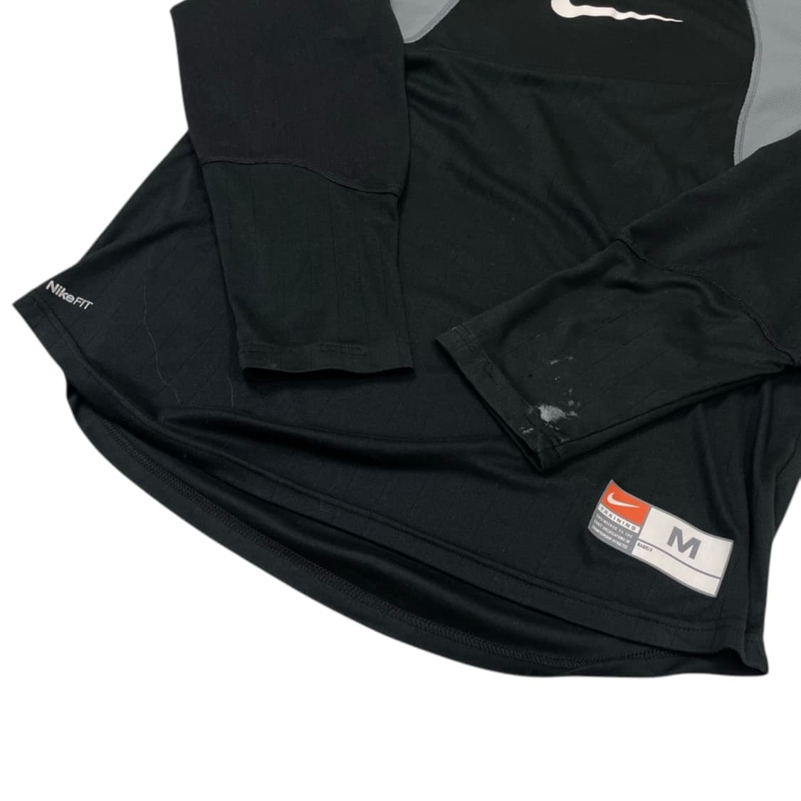 나이키 Nike 블랙 Team Fit Dry 트레이닝 롱슬리브 M 상품이미지4