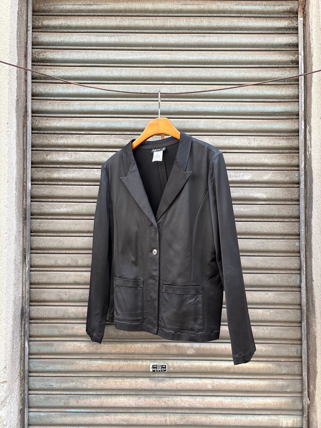 아네스베 새틴 블레이저 상품이미지1