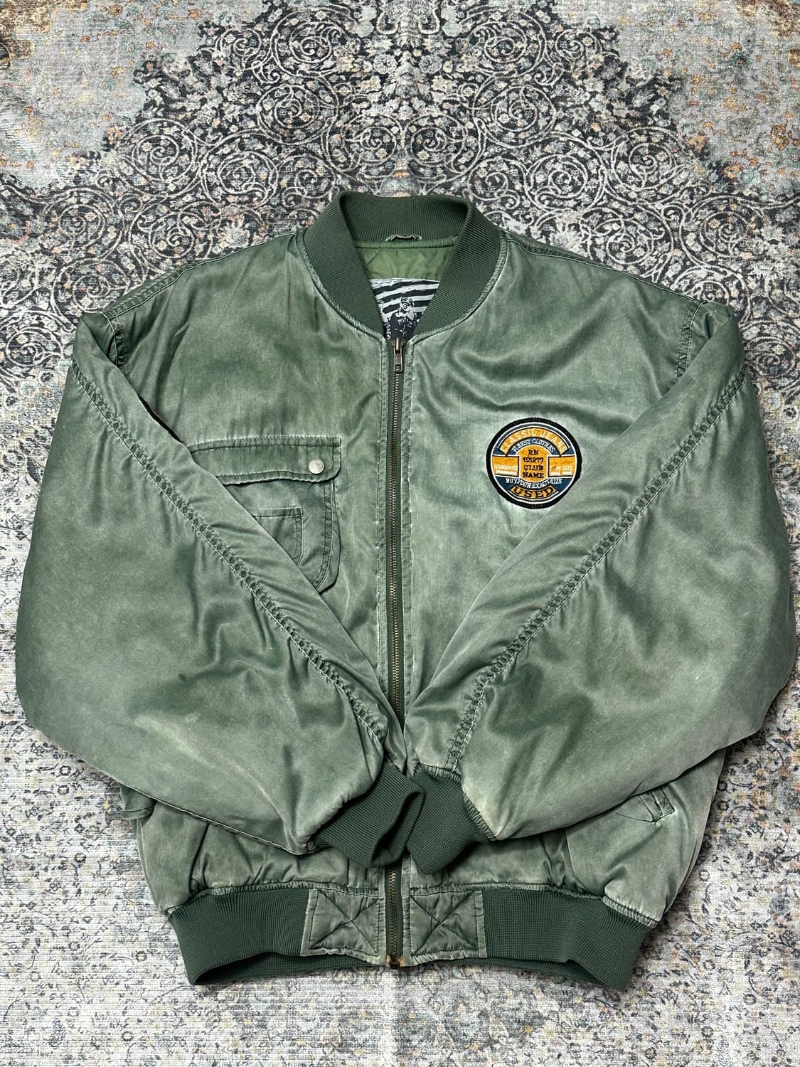 CLUB USED 빈티지 ma-1 봄버 자켓 항공점퍼 상품이미지1