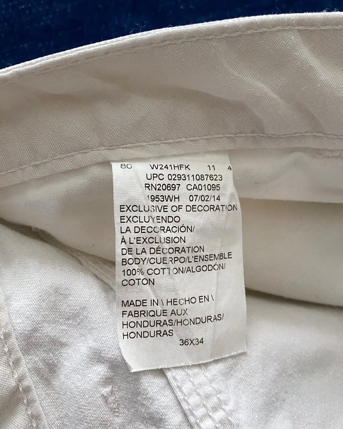 디키즈 화이트 카펜터 페인터 워크 팬츠 YC-032 상품이미지10