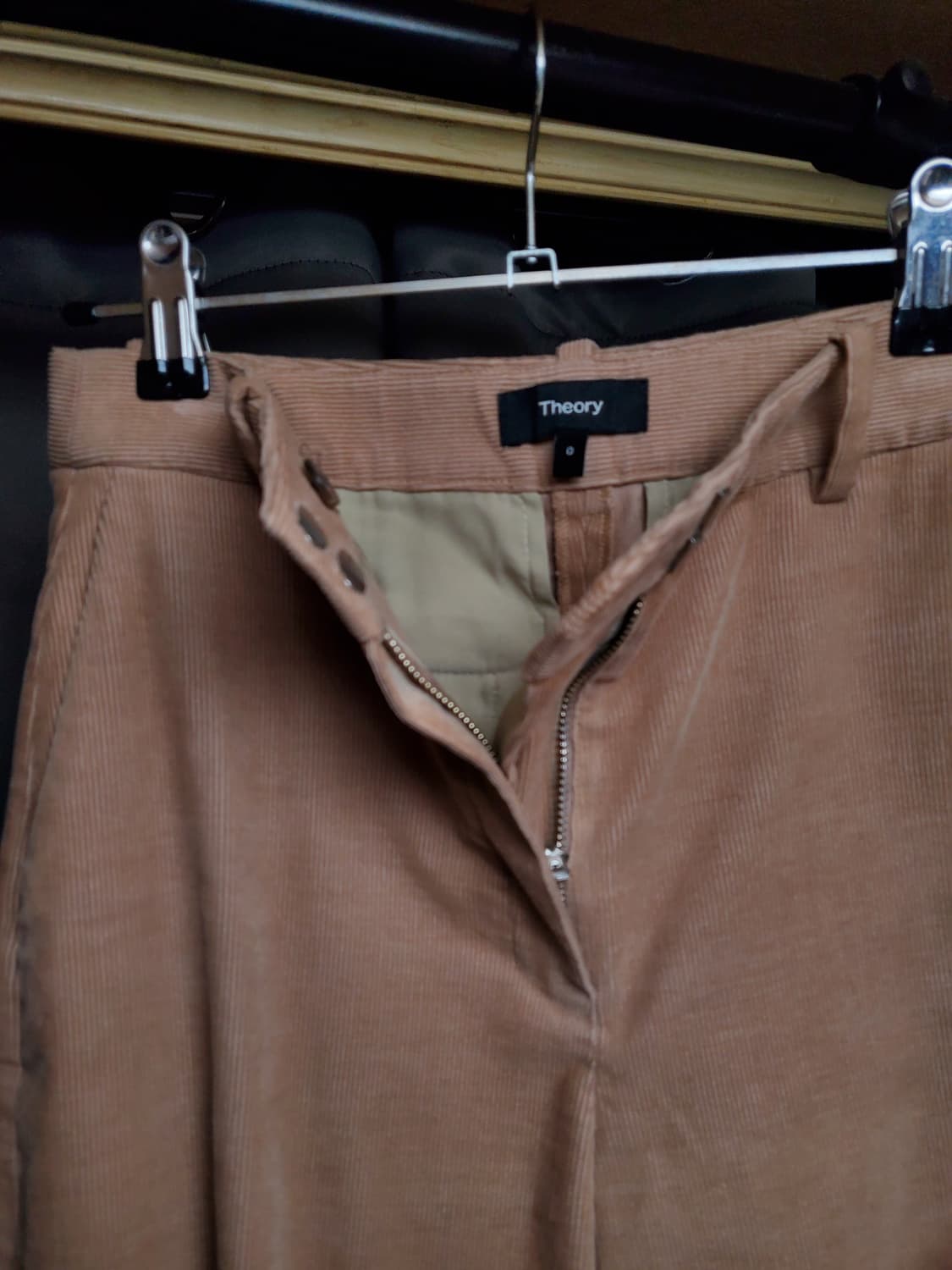 띠어리 코듀로이 세미와이드팬츠 상품이미지2