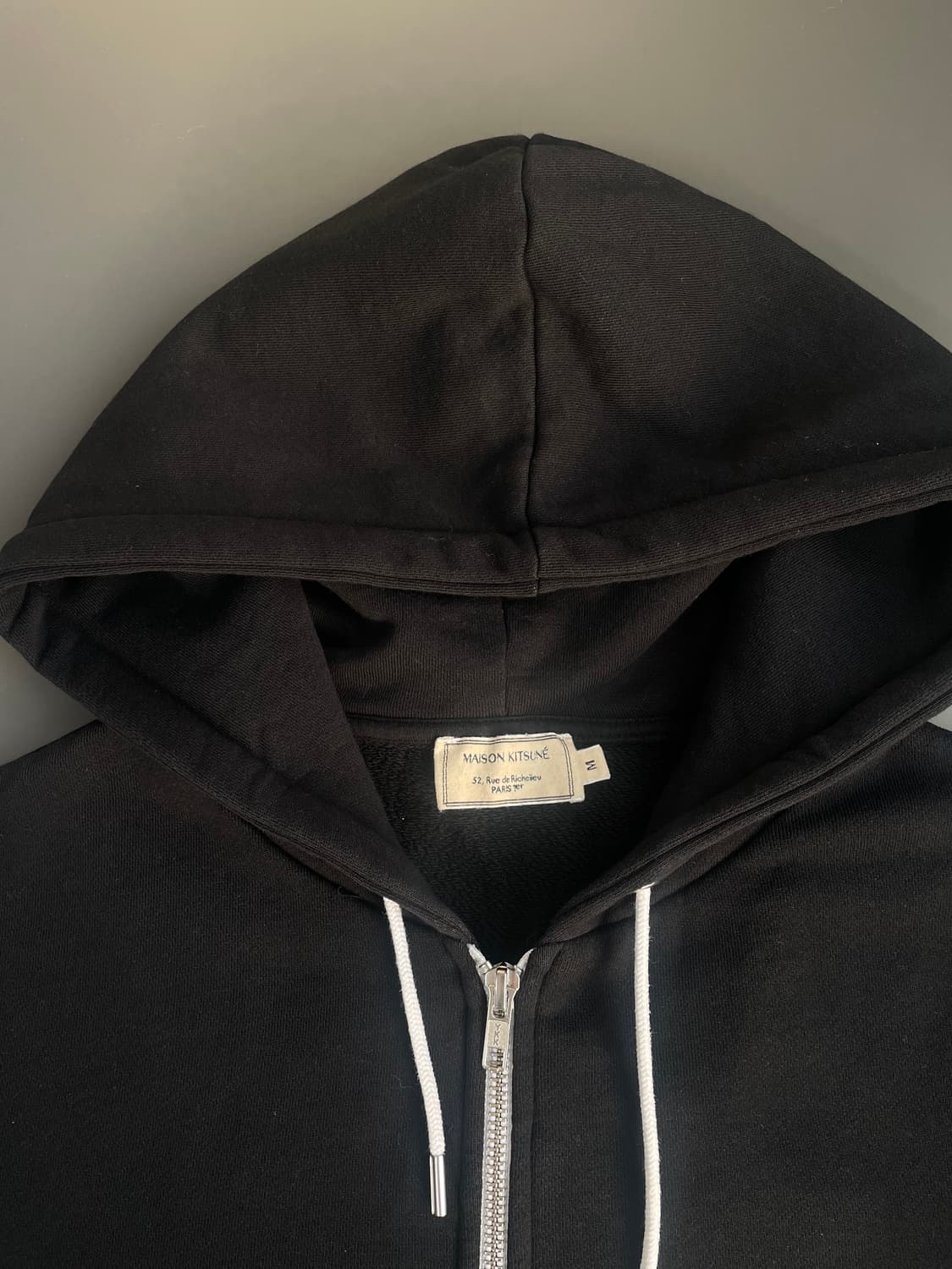 [M] 메종 키츠네 트리 폭스 자수로고 후드 집업 상품이미지9