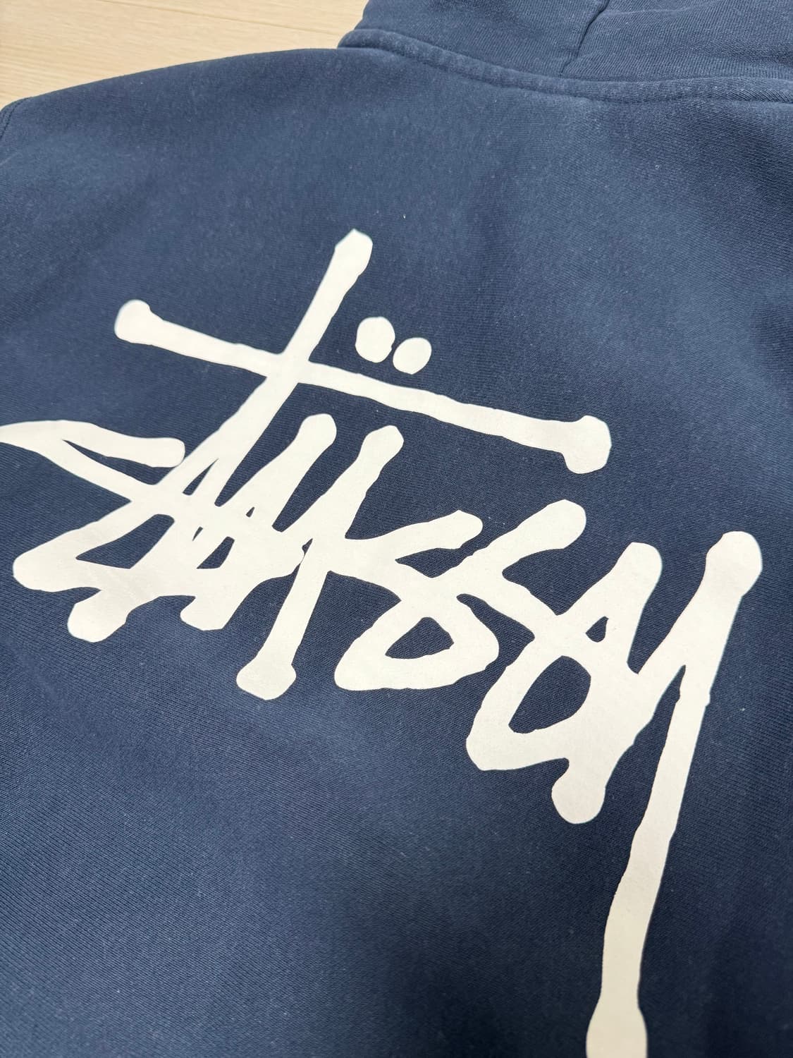 스투시 후드집업 네이비 s 상품이미지1