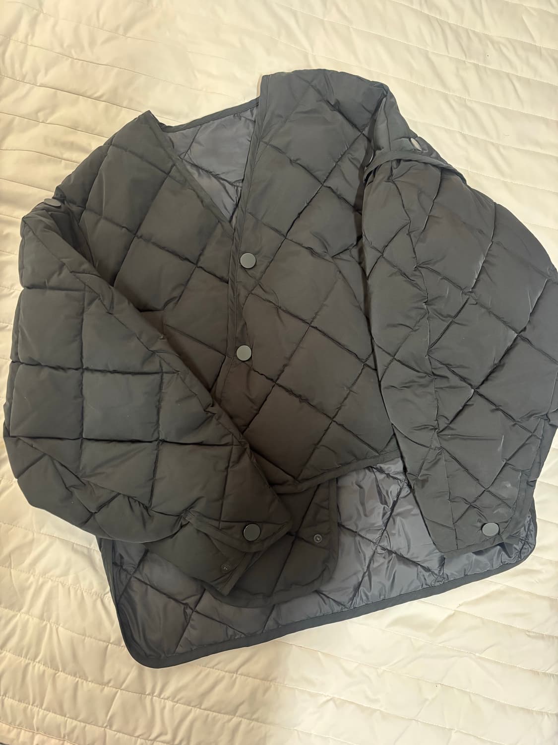 enfold 퀼팅 언발란스 패딩 자켓 사이즈38 상품이미지8