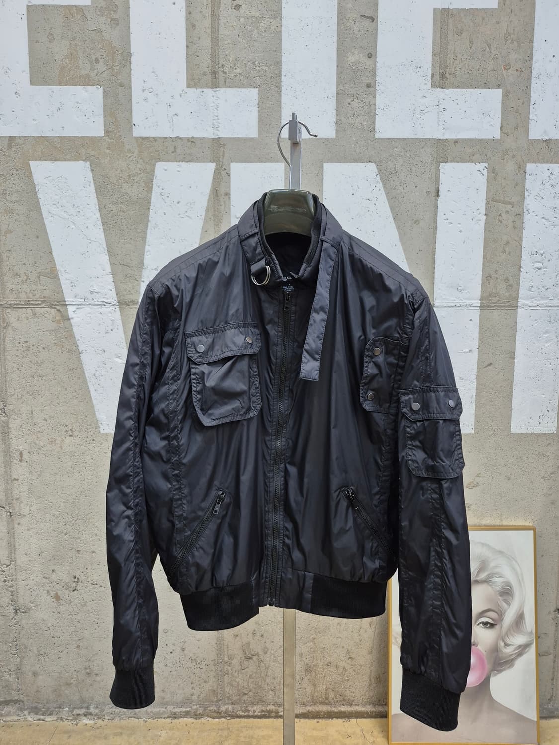 M) 새상품급)캘빈클라인 포켓 봄버 자켓 상품이미지1