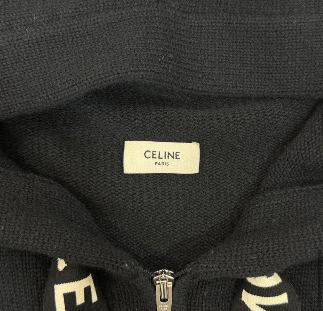 [리오브전포점] 셀린느 오버 스트링 캐시미어 울 후드집업 상품이미지4