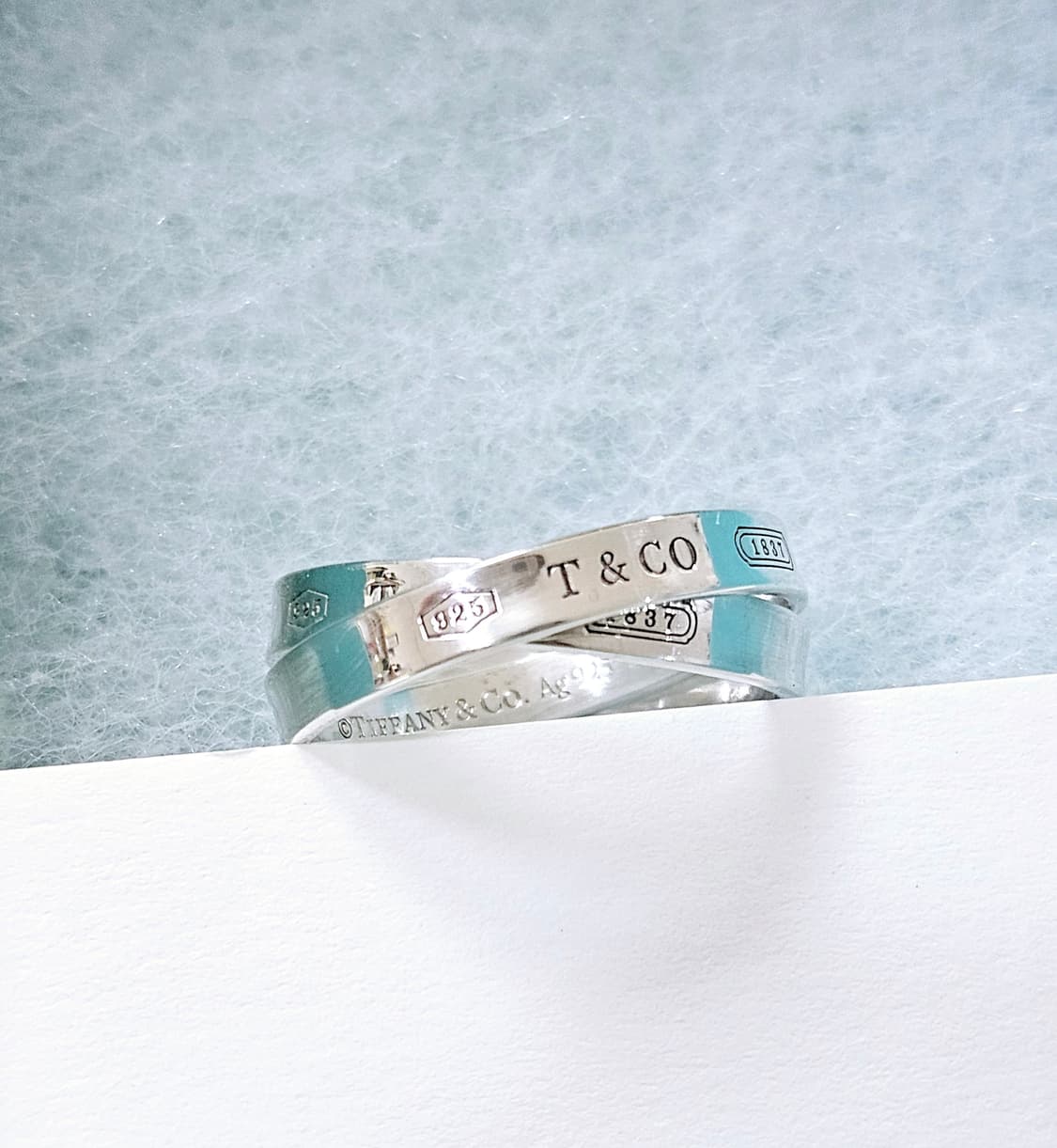 티파니앤코 1837 인터로킹 서클 반지 us9/국내19호 [정품/풀구성] 상품이미지5