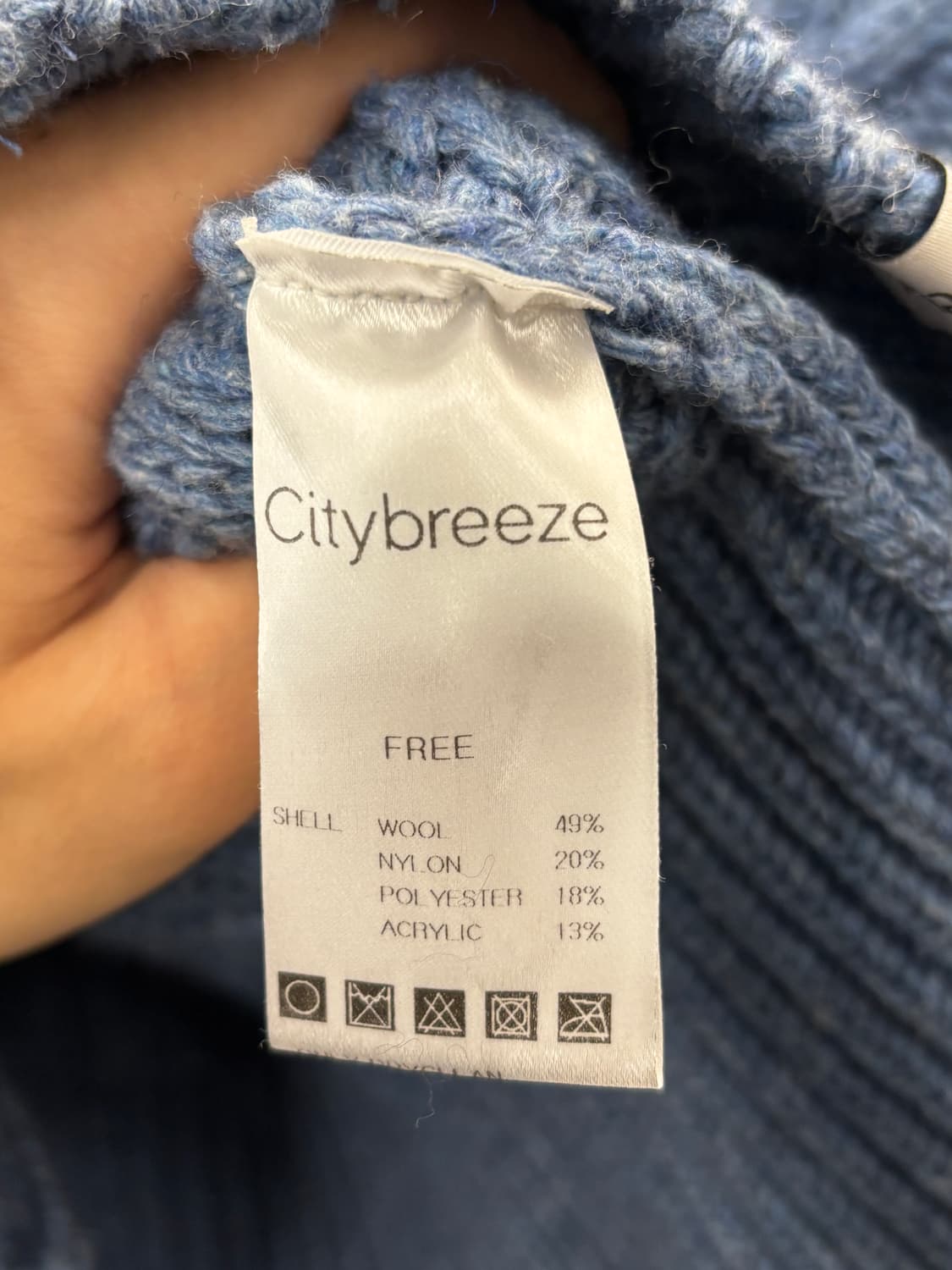 시티브리즈 울 케이블 니트 집업 가디건 F 상품이미지5