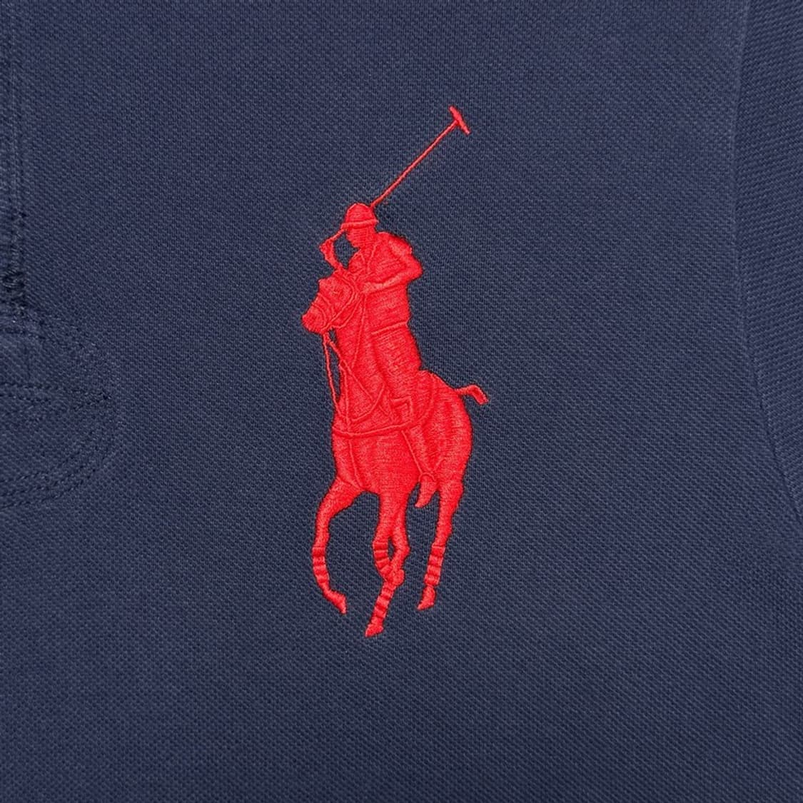 폴로 랄프로렌 빅포니 럭비 PK 카라 티셔츠 네이비 XL 상품이미지2