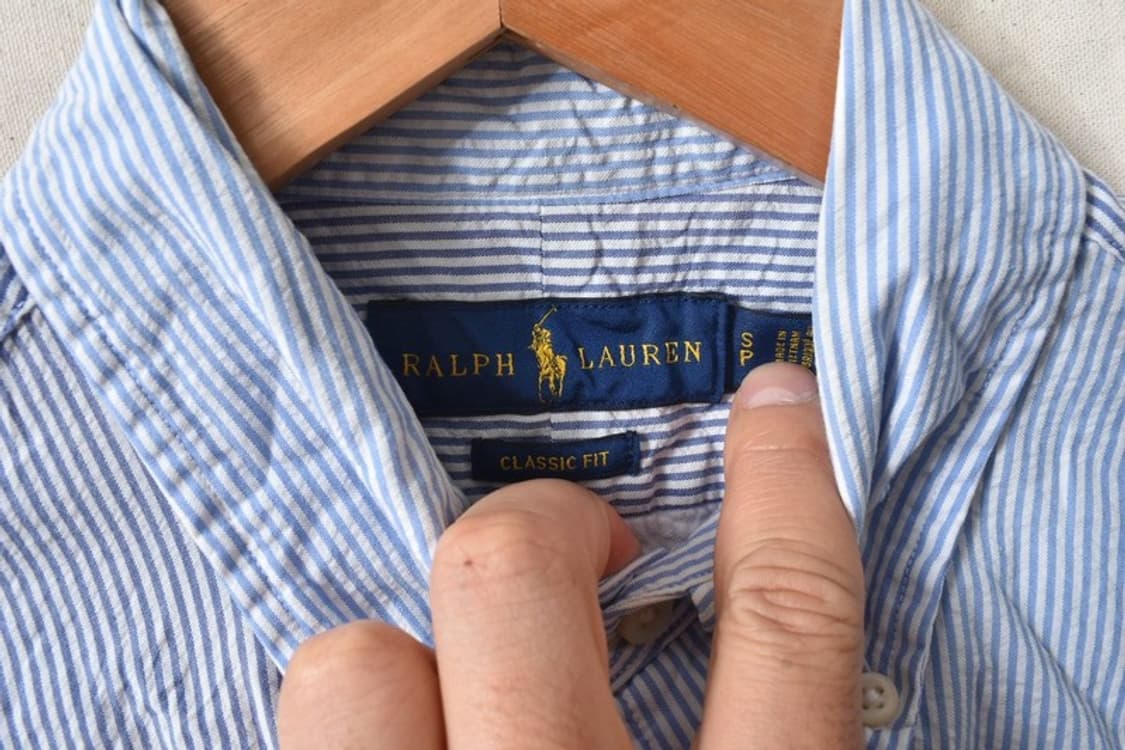 폴로 랄프로렌 시어서커 셔츠 M0418 상품이미지5