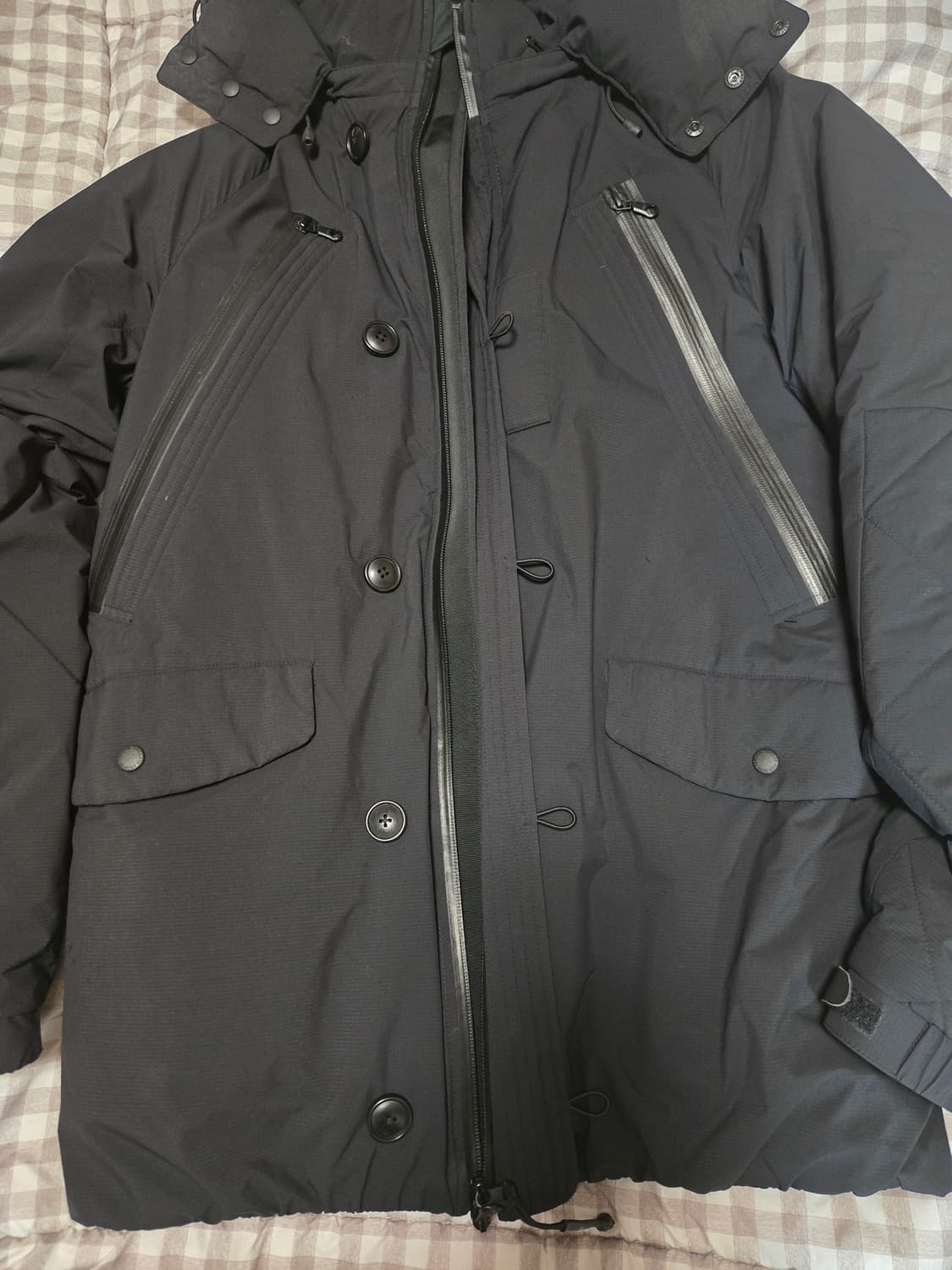 F/CE. NANGA 블랙 다운 자켓 L 상품이미지2