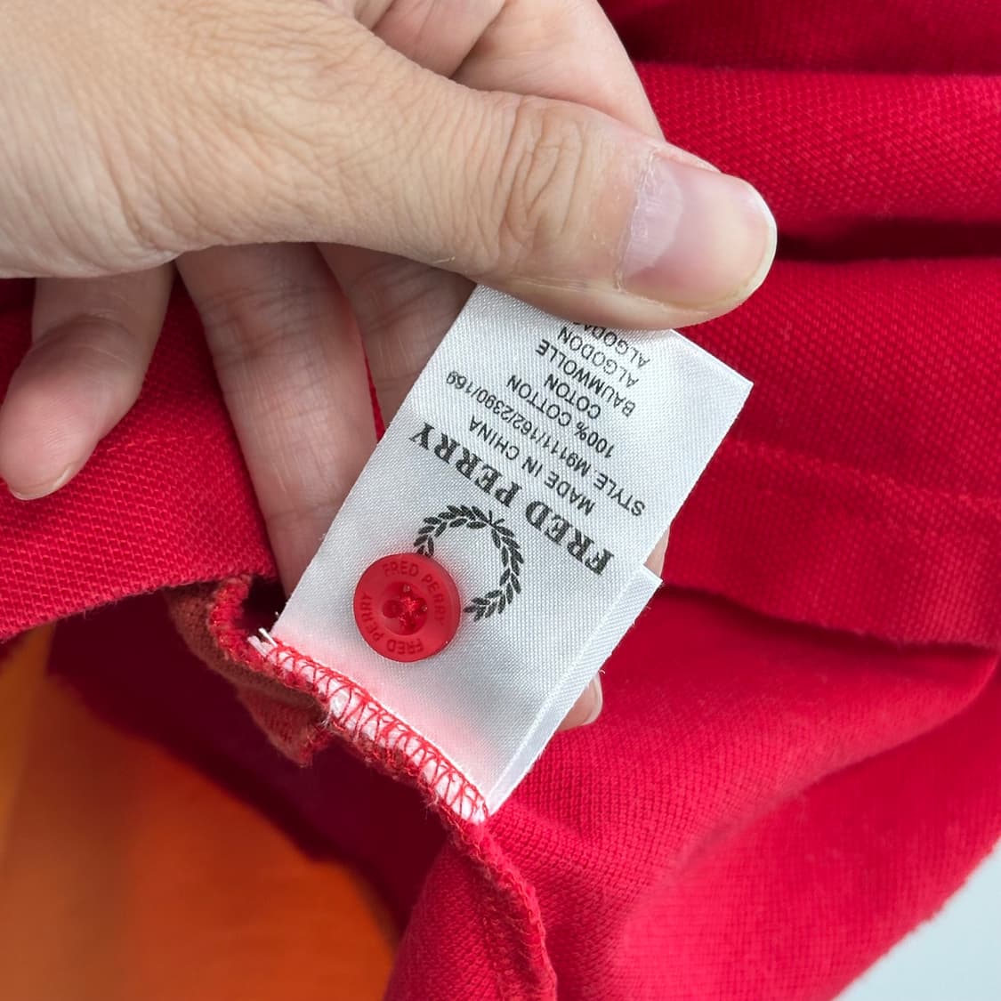 프레드페리 아가일 디자인 카라티 상품이미지6