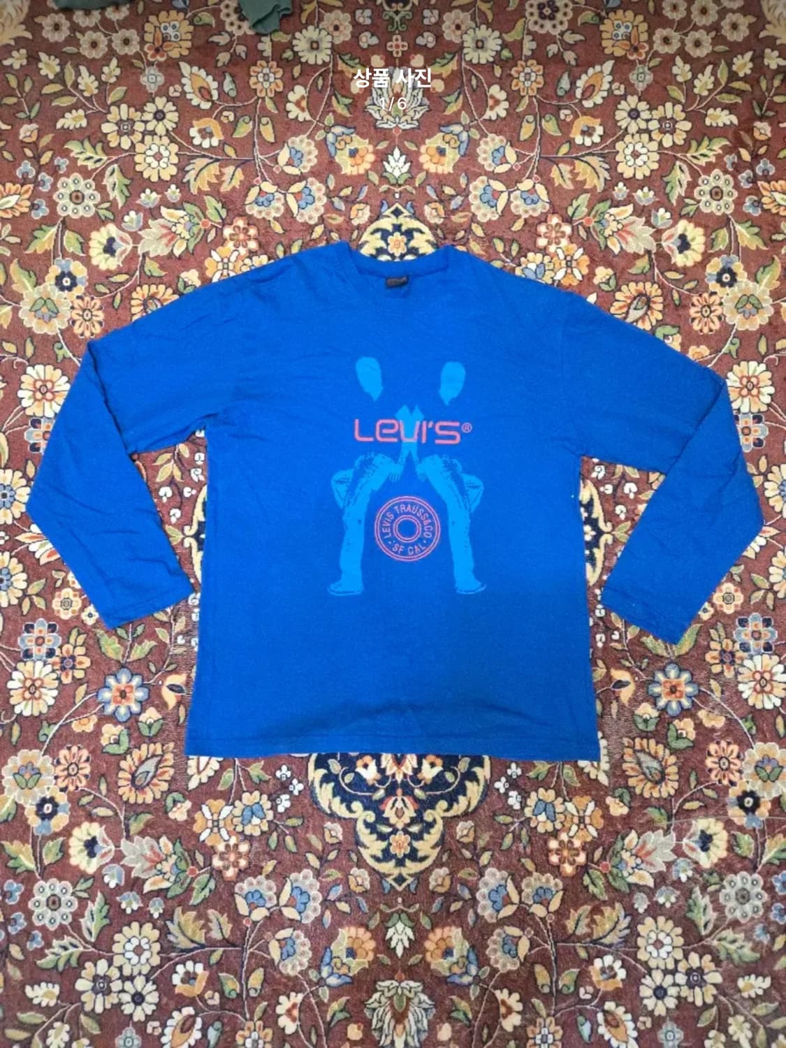 [MADE IN USA] 빈티지 리바이스 엔지니어드 진 XL 롱슬리브 상품이미지1