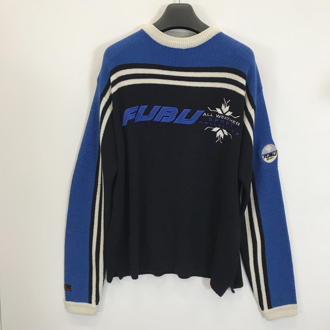 FUBU Y2K 올드스쿨 라운드 레이싱니트 [100] 상품이미지1