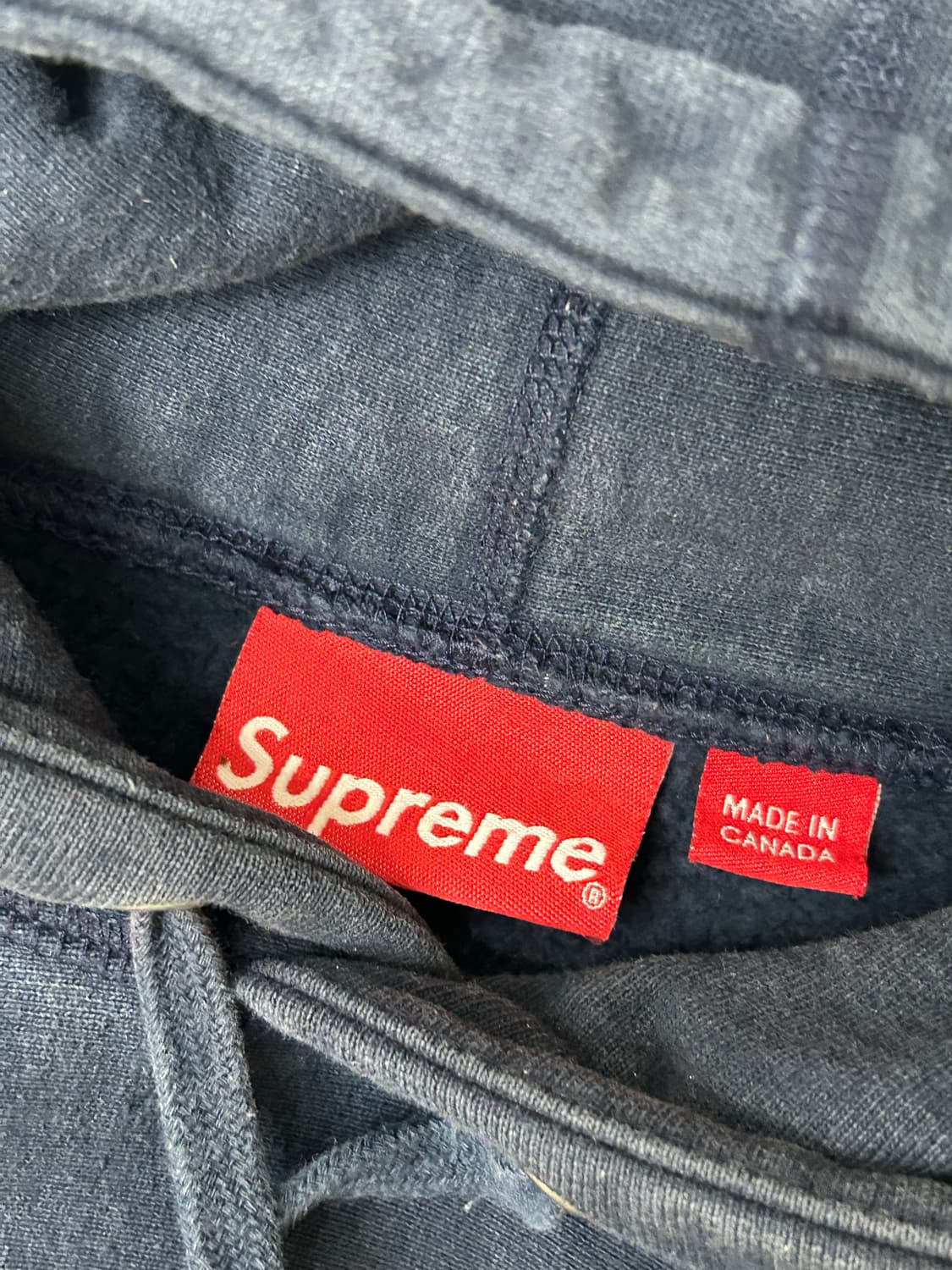 슈프림 16FW 스모 네이비 후드티 상품이미지9