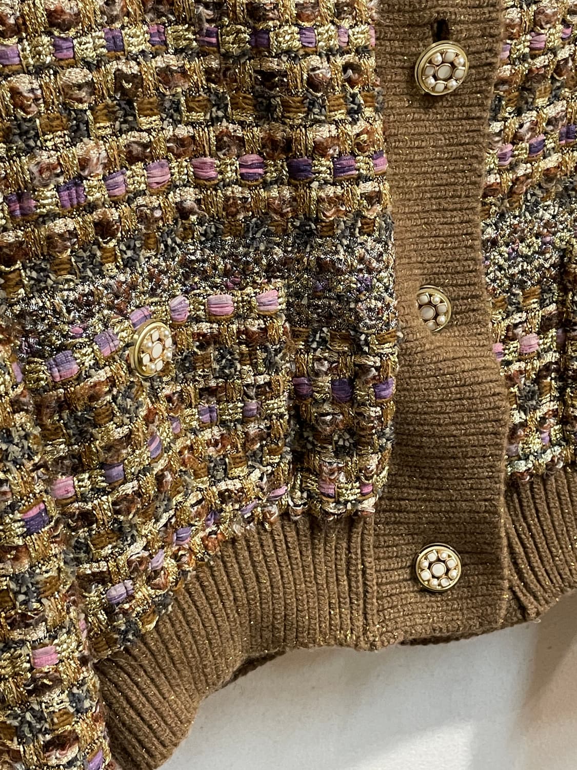 타임 트위드 니트 블루종 상품이미지4