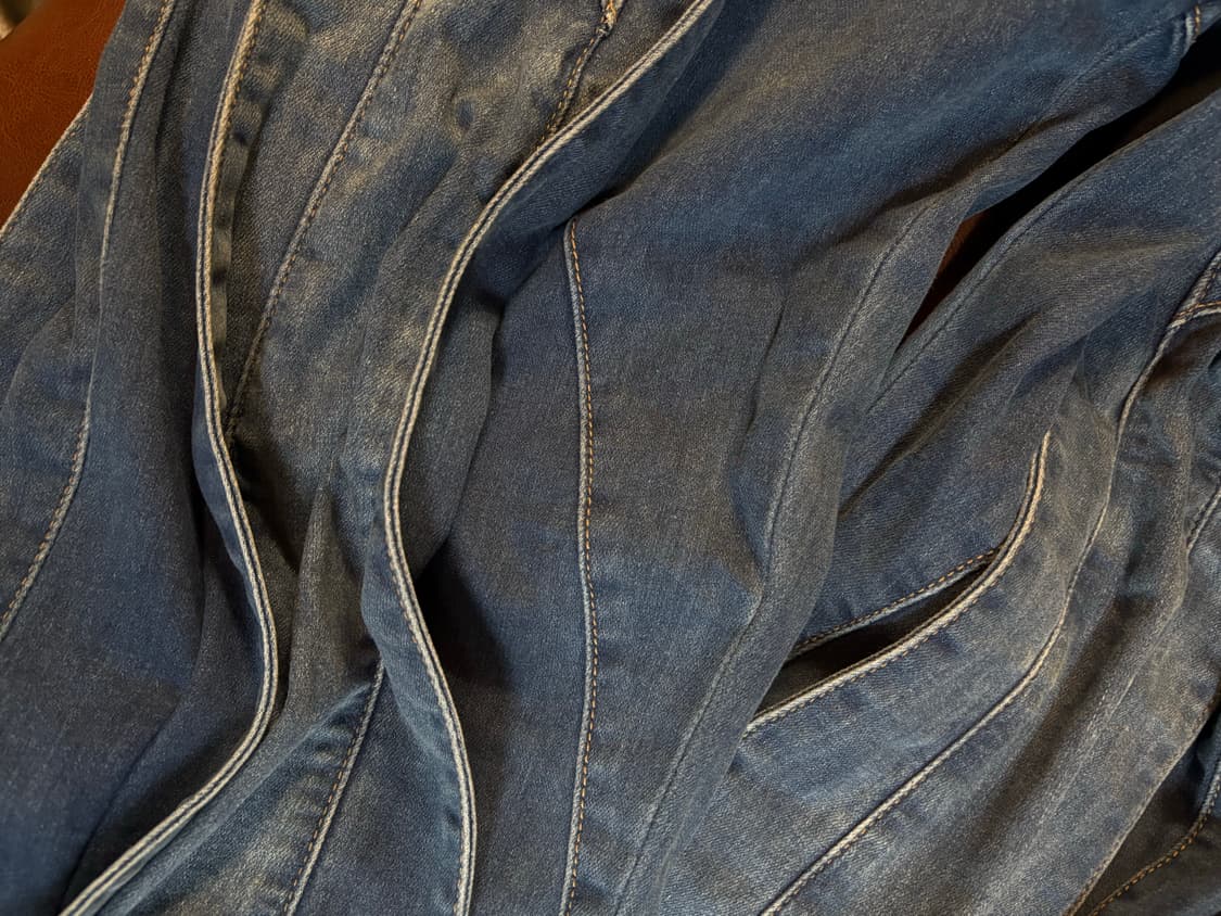 BLIND NO PLAN 레이어 디테일 데님 상품이미지6