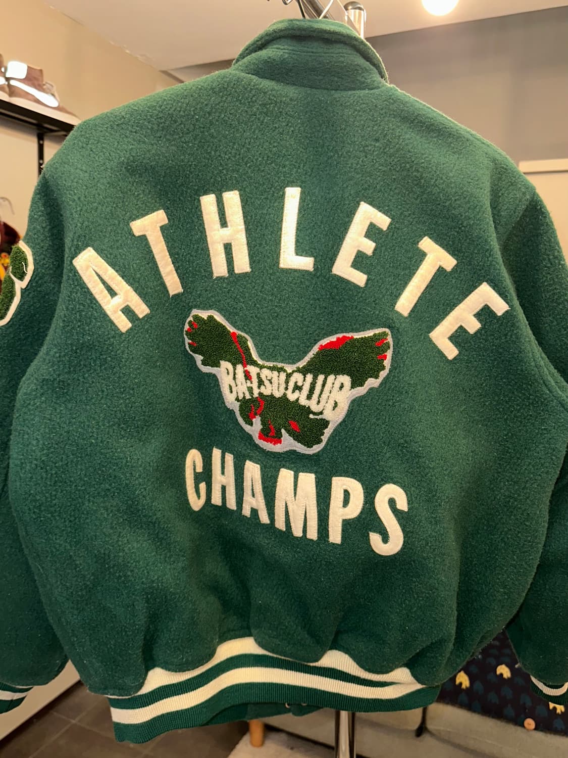 90‘s Ba-Tsu Athlete patch varsity jacket 상품이미지10