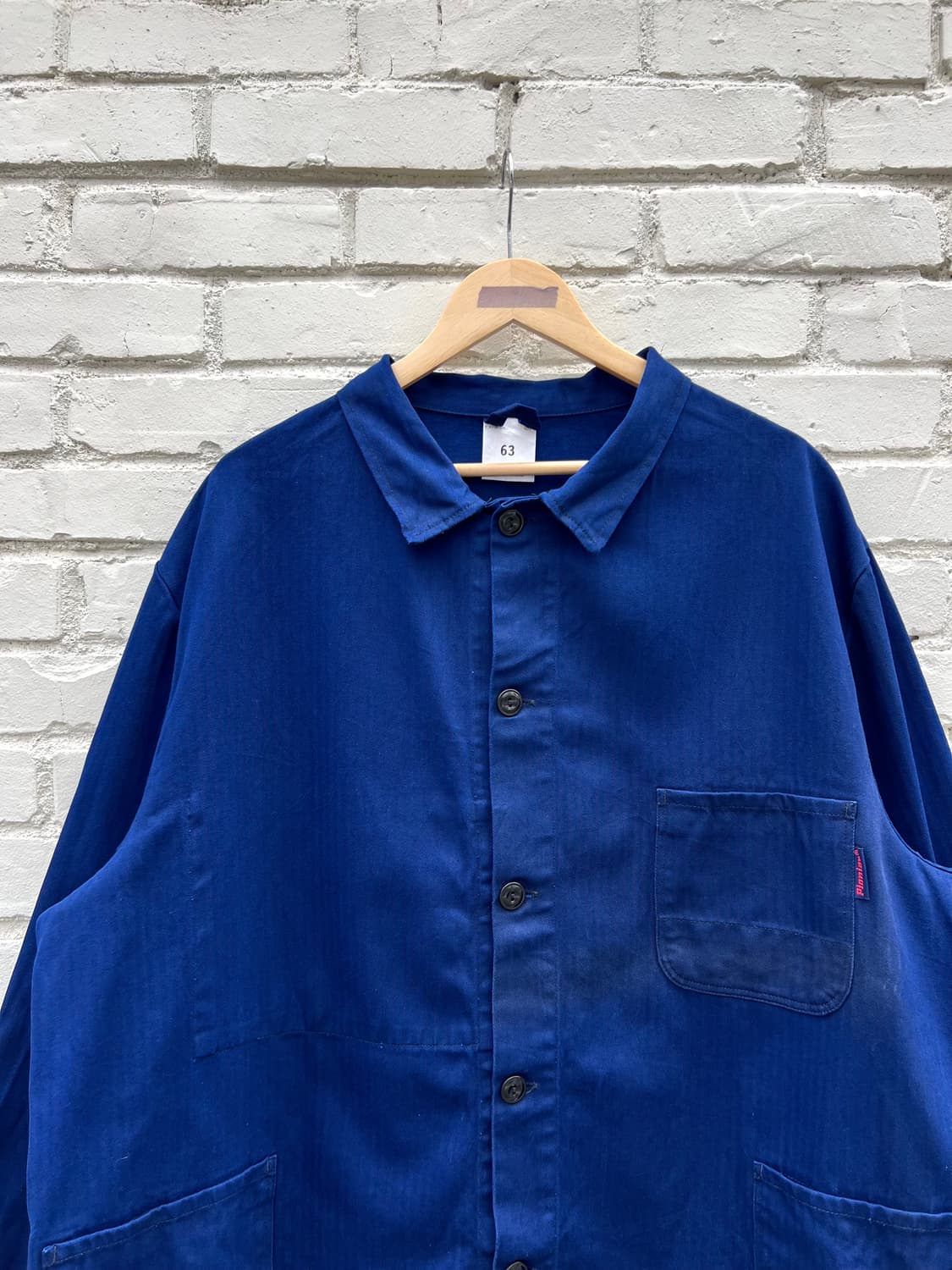 (DEADSTOCK)(BIGSIZE)OLD 헤링본트윌코튼 프렌치워크자켓 상품이미지5