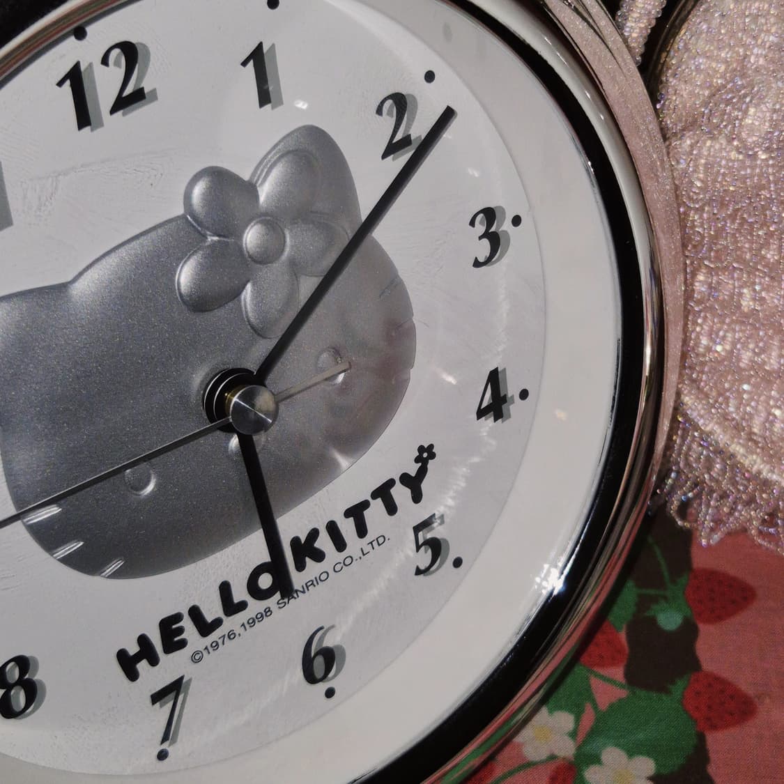 98s 고전 오리지널 키티 실버 벽시계 상품이미지6