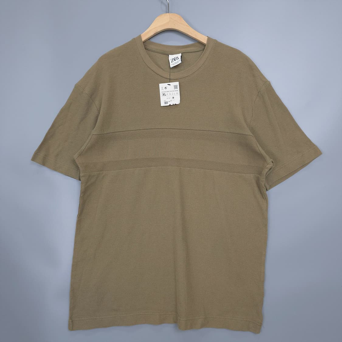미사용새제품) 남성 자라 ZARA 반팔 티셔츠 XL 상품이미지1