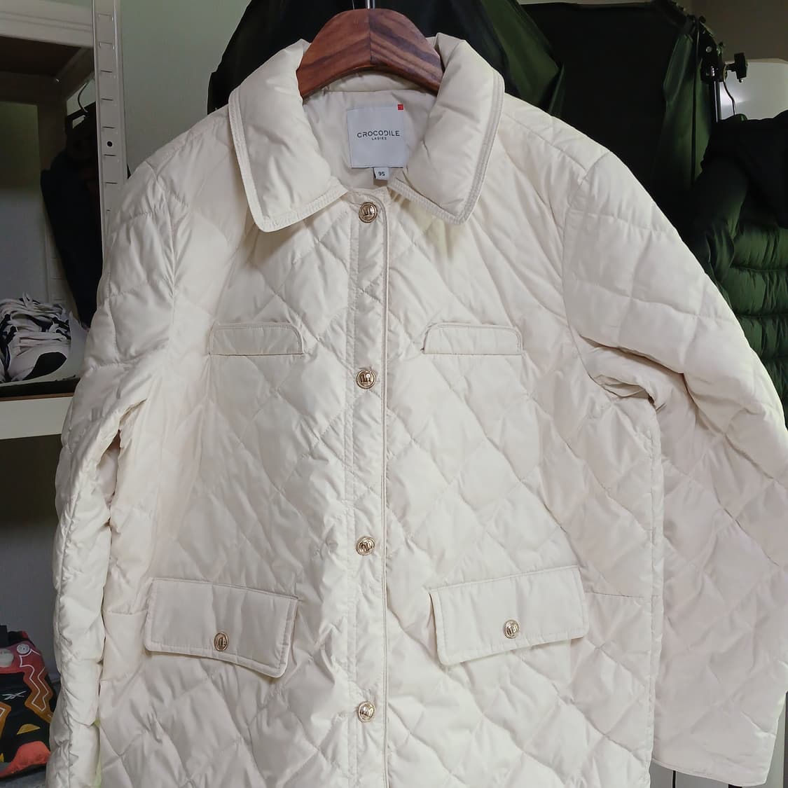 crocodile 크로커다일 레이디 퀄팅 패딩 우먼 점퍼 자켓 상품이미지1