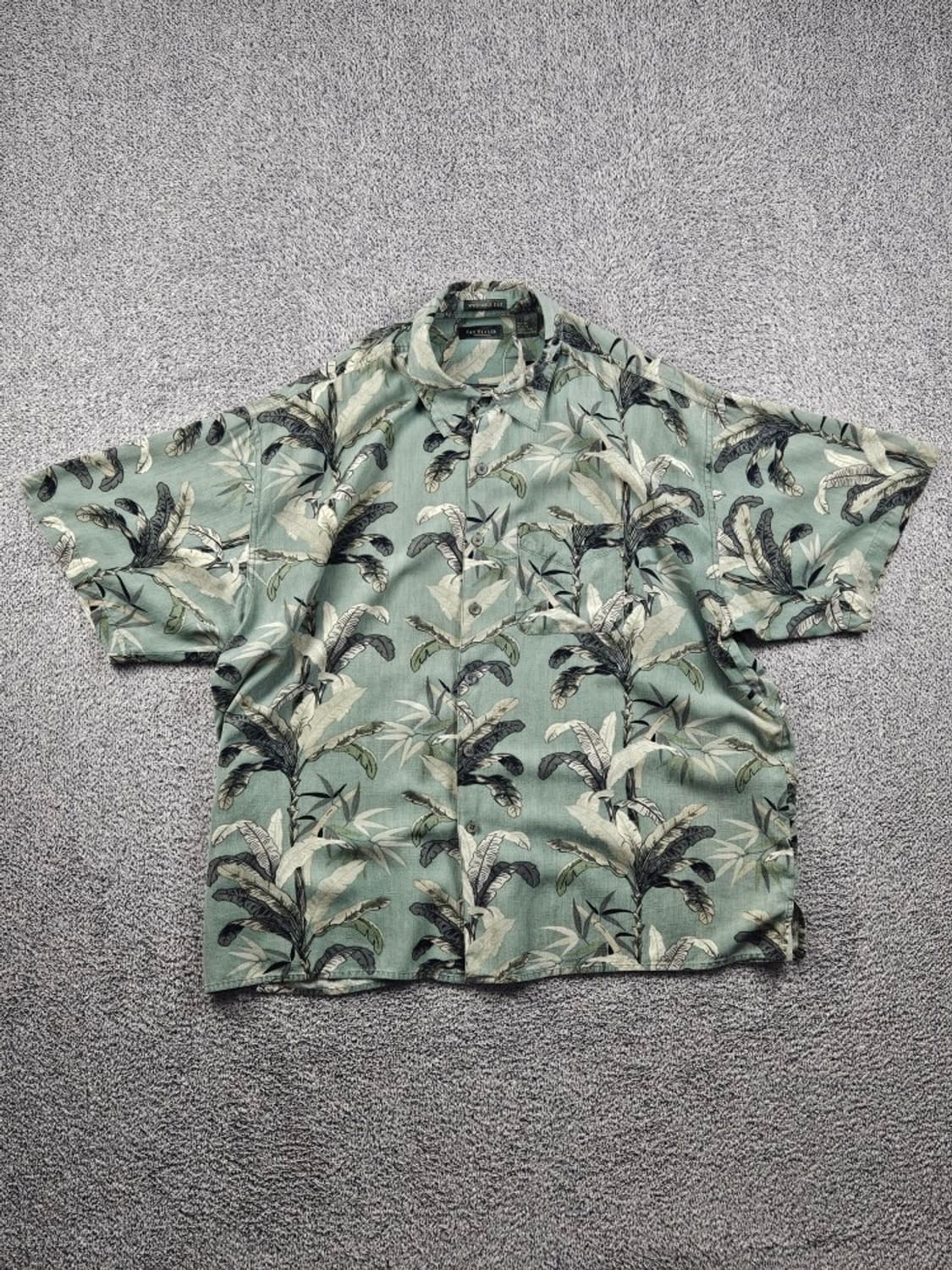 반 휴센 실크 하와이안 반팔 셔츠 ( 2XL ) / 12533 상품이미지2