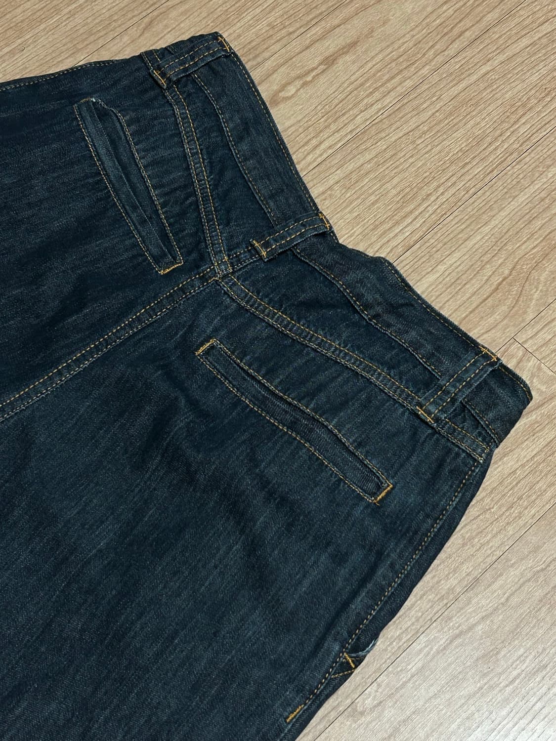 라퍼지스토어 인디고 밴딩 데님팬츠(1size) 셀비지/로우/생지데님/쿠어 상품이미지9