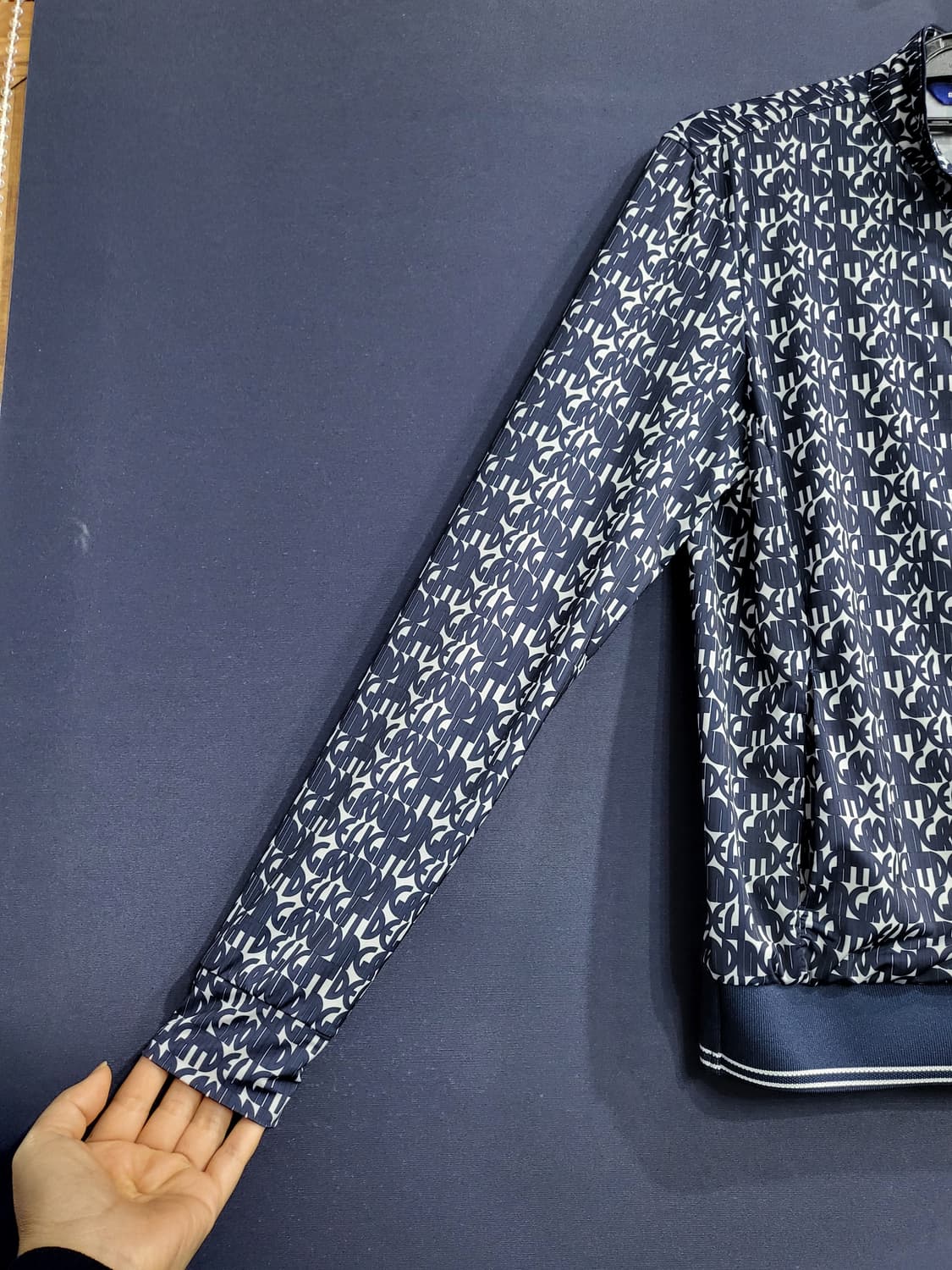 빈폴 골프 냉감 패턴 풀집업 상품이미지5