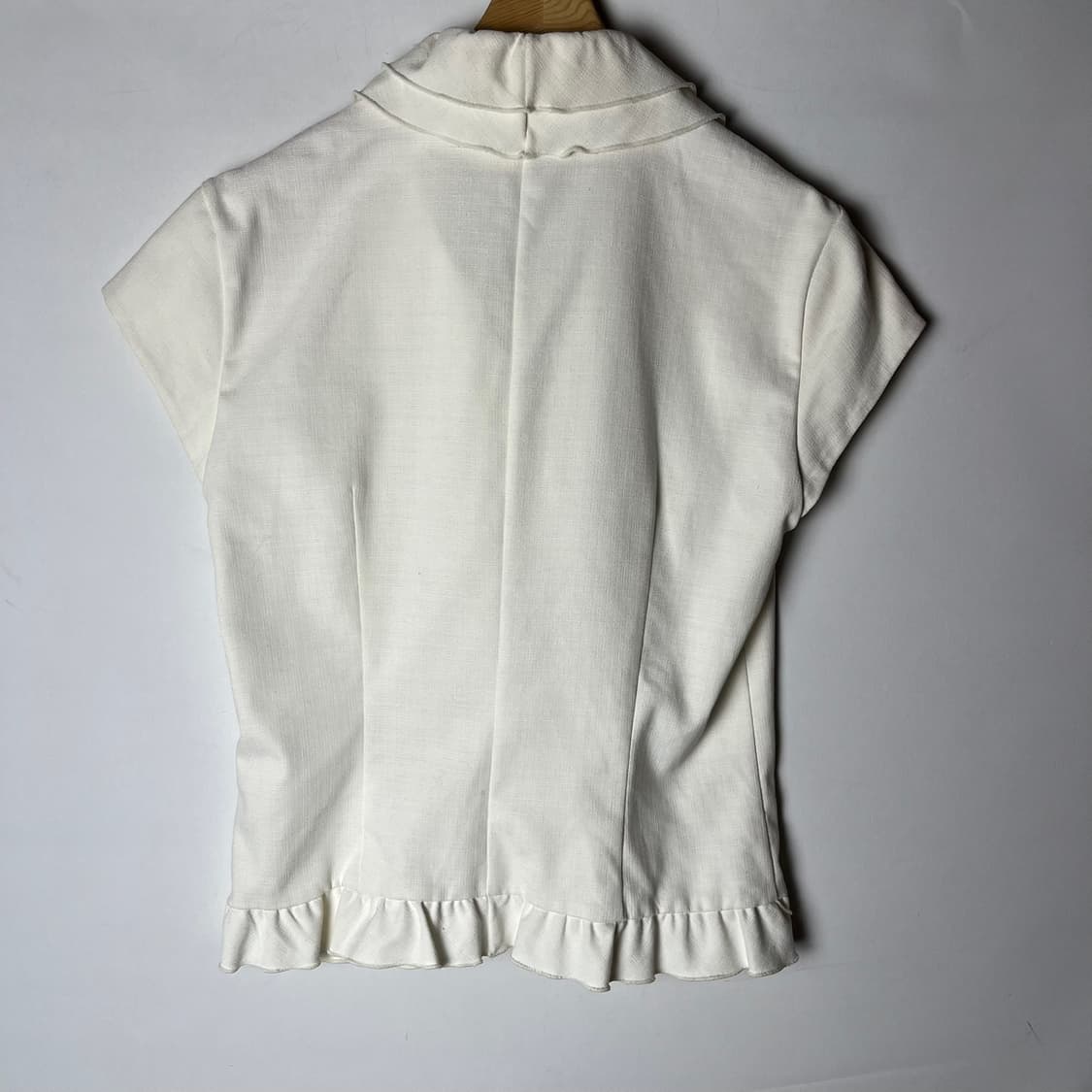 [Naracamic] 나라카미체 러플 반소매 블라우스 탑 상품이미지2