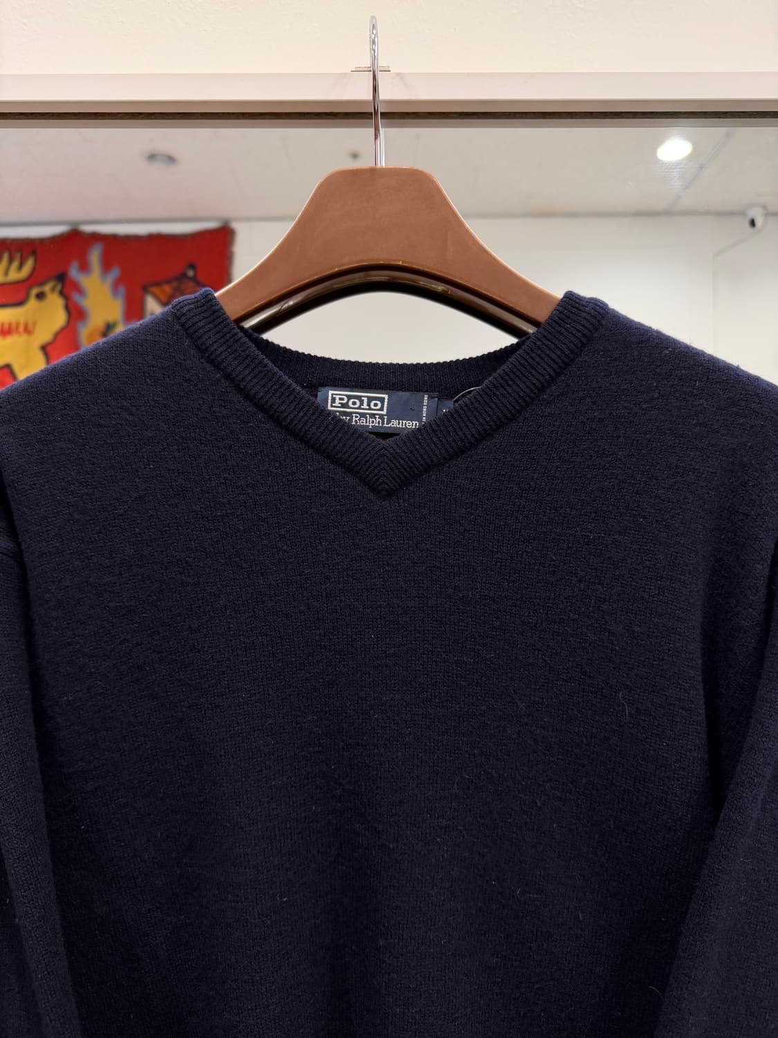 Polo ralph lauren 폴로 랄프로렌 램스울 브이넥 니트 상품이미지3