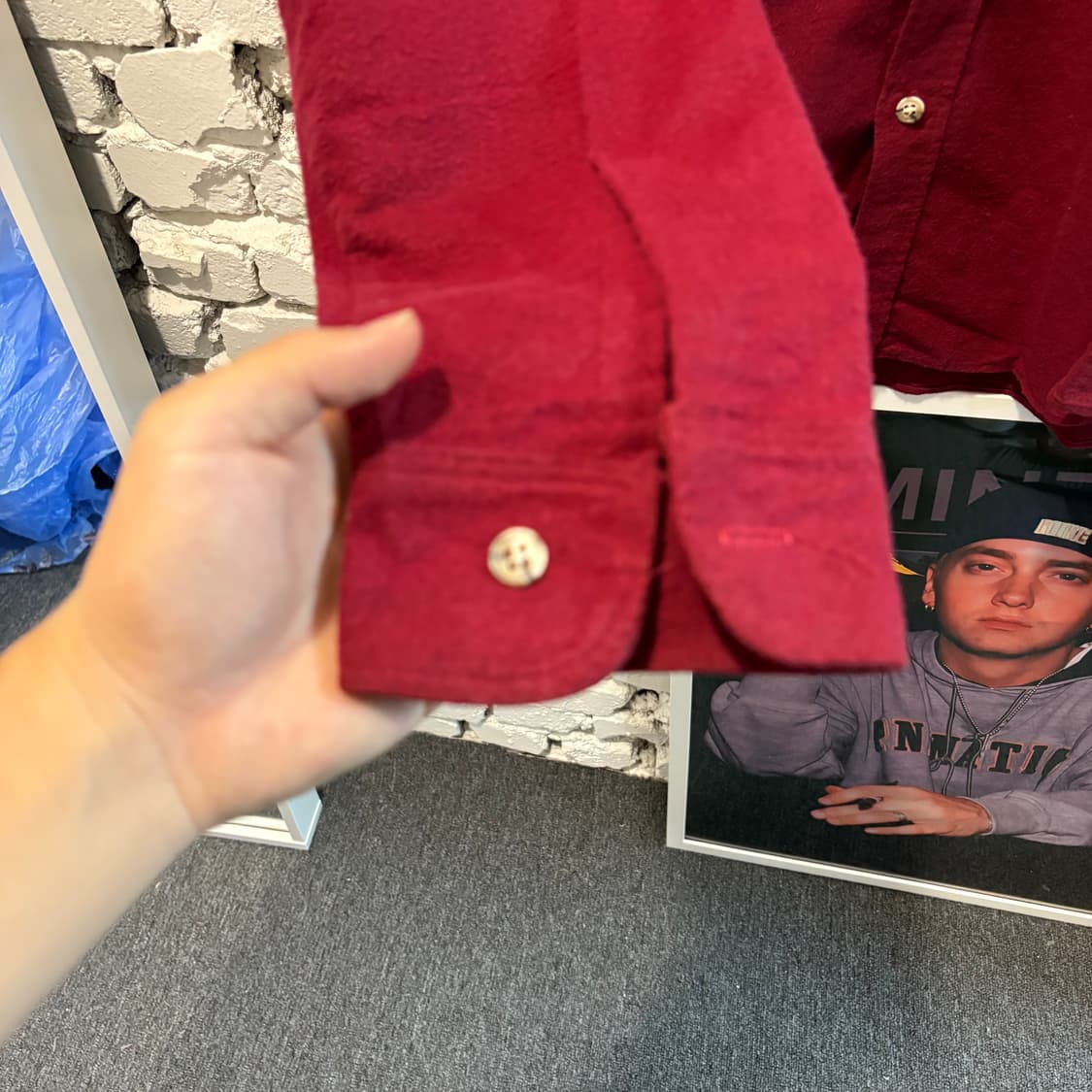 프렌티스 prentiss usa 빈티지 코튼셔츠 상품이미지3