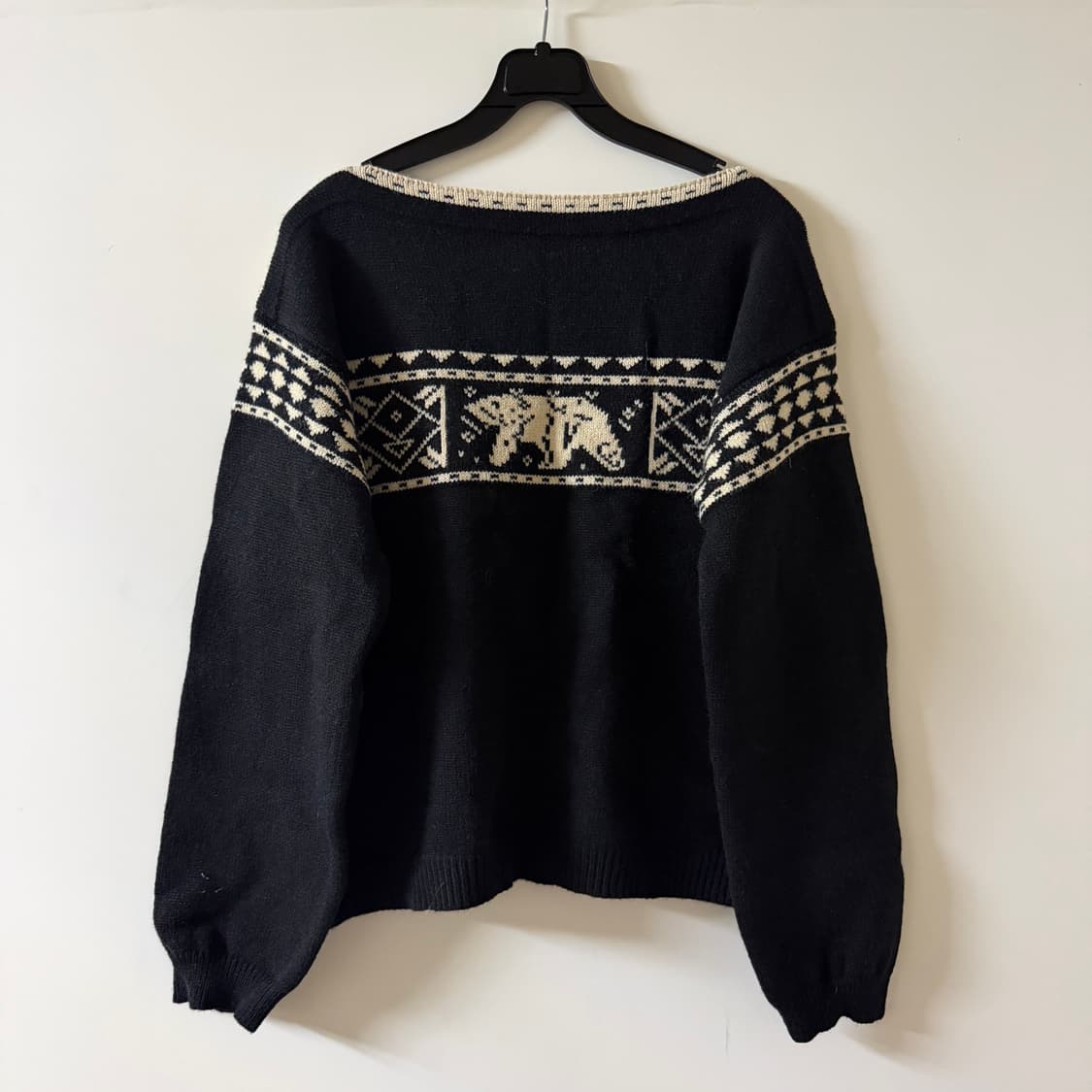 새상품 여자 입술넥 노르딜 니트 상품이미지5