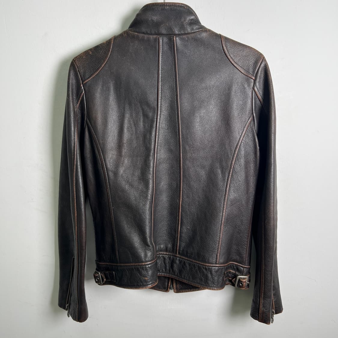 할리데이비슨 브라운 라이더 가죽 자켓 L 상품이미지6