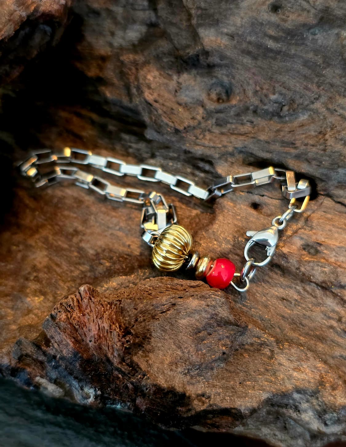 3cross  single/ 레이어드 포인트 brass 써지컬 팔찌 상품이미지3