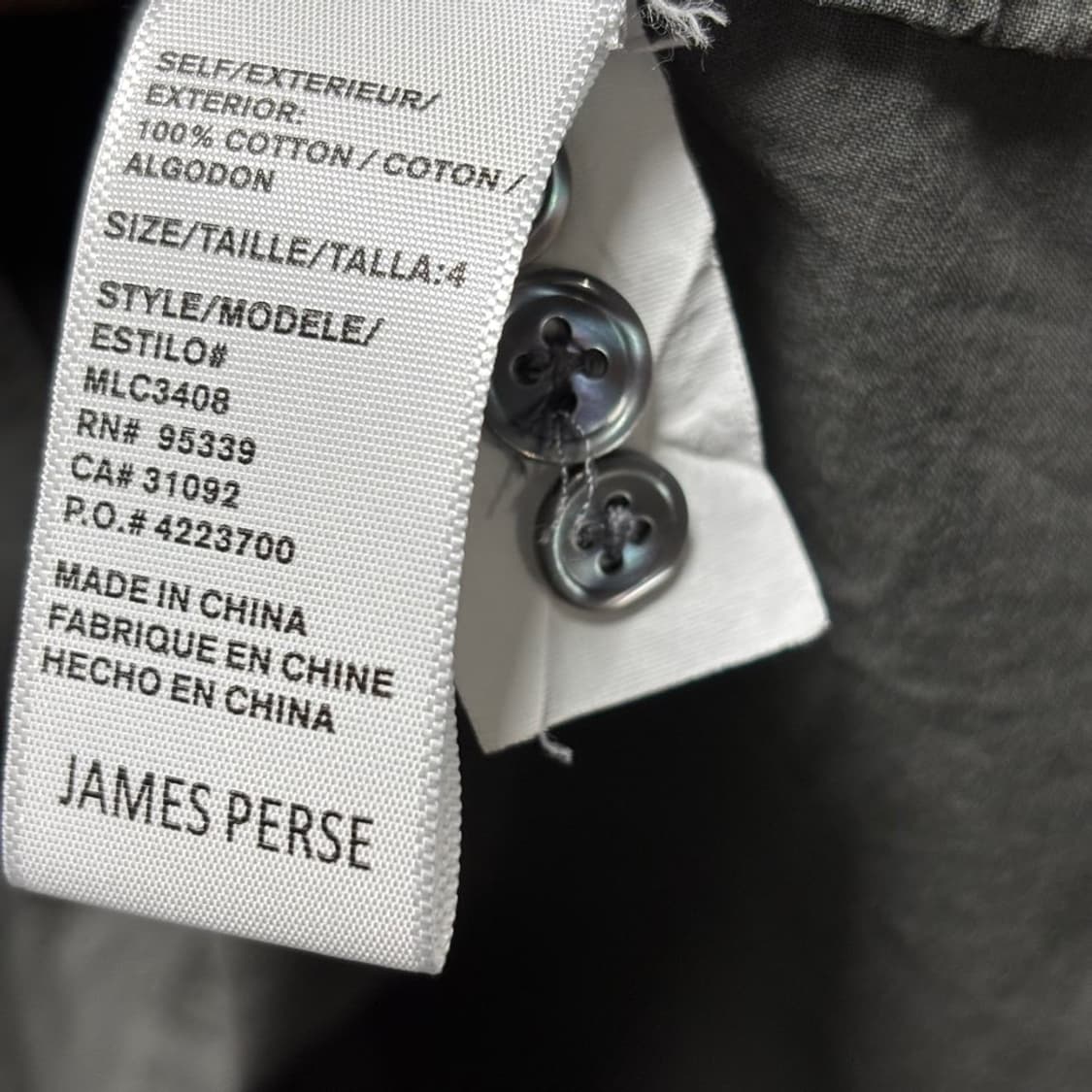 4) 제임스펄스 james perse 스탠다드 셔츠 상품이미지4