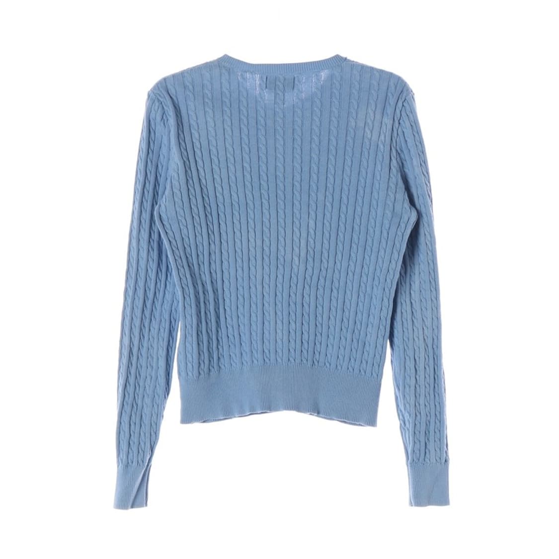 폴로 랄프로렌 스카이블루 꽈배기 가디건 XL 16 상품이미지2