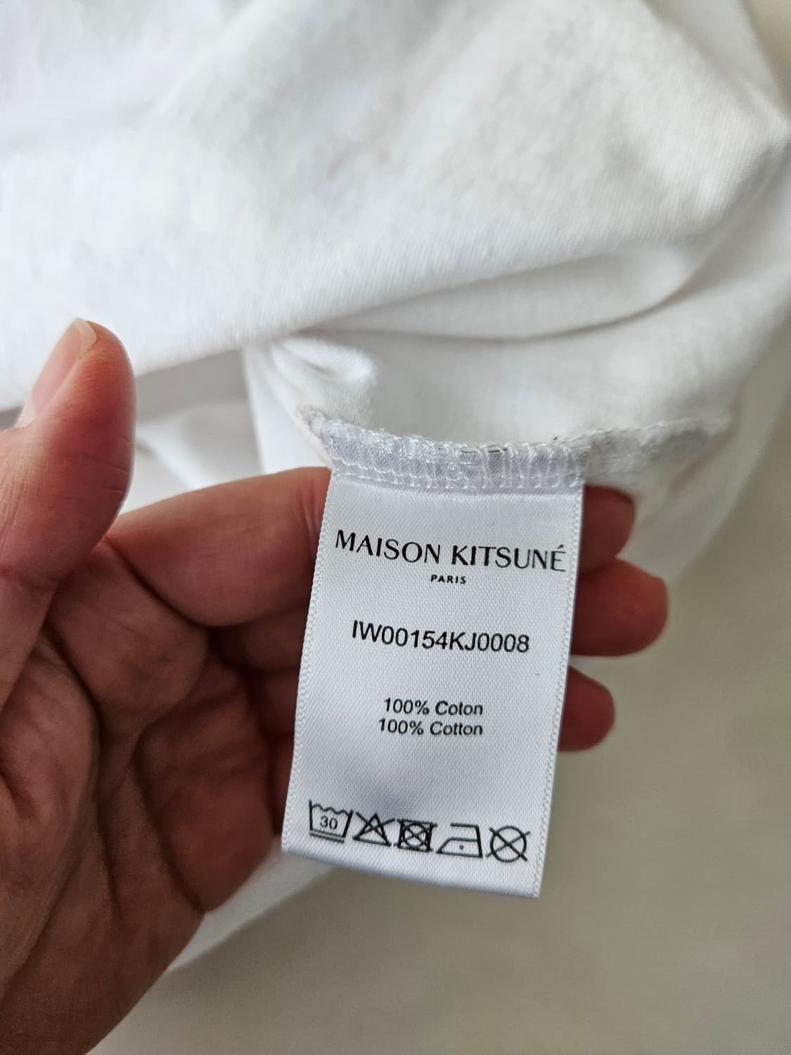 메종키츠네 로고반팔티 상품이미지4