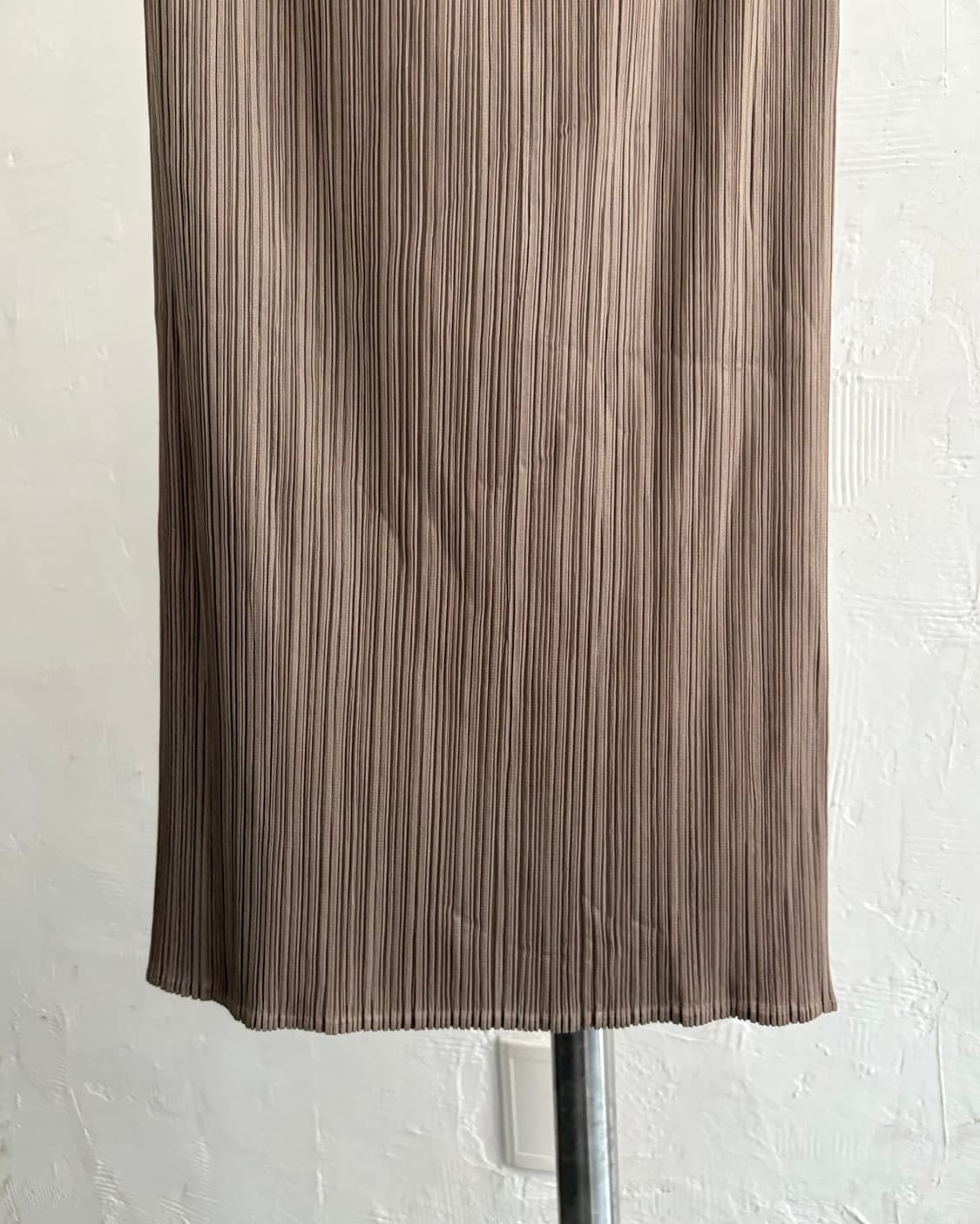 PLEATS PLEASE 플리츠플리즈 라이트 브라운 플리츠 스커트 상품이미지4