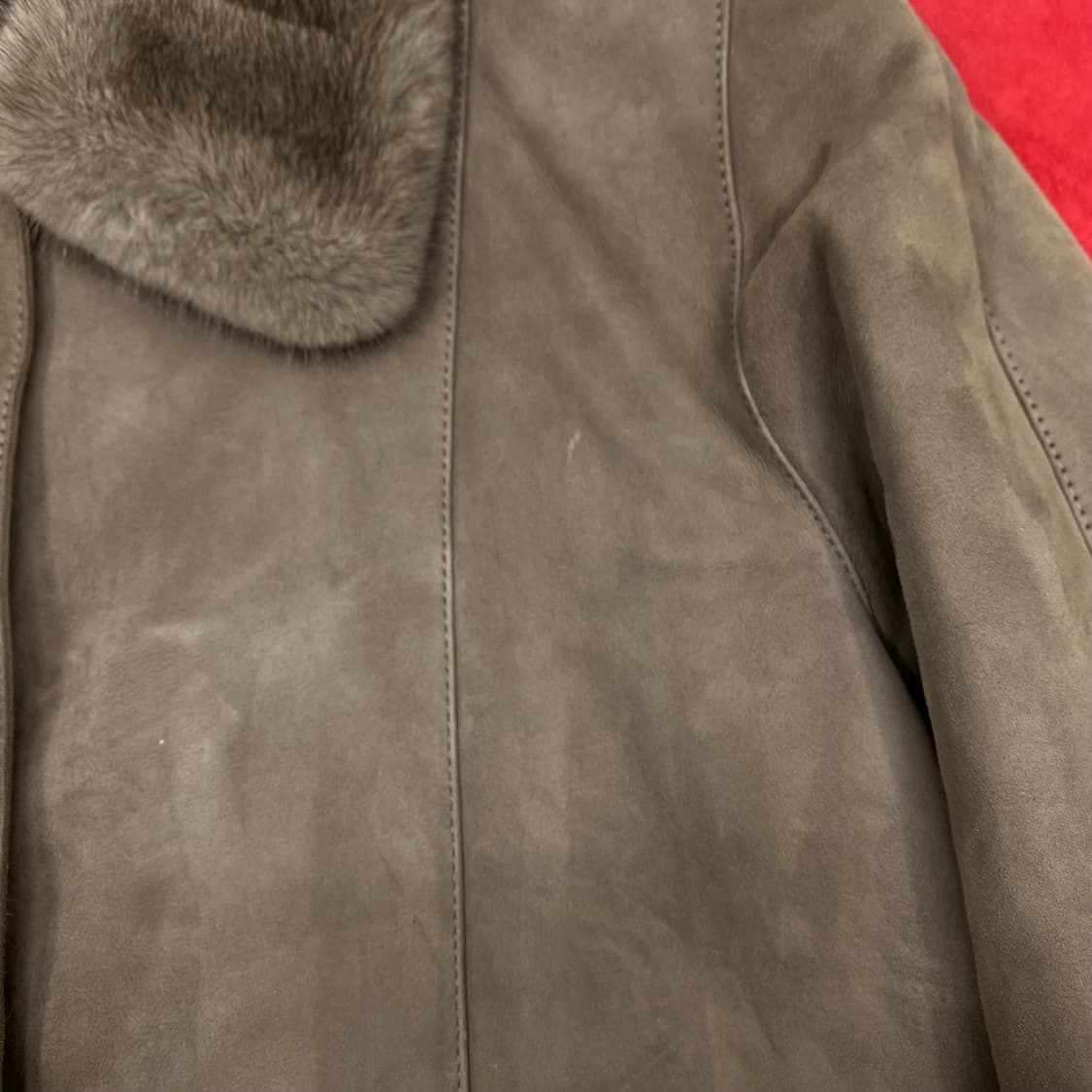 양가죽 스웨이드 밍크 코트 100 상품이미지5